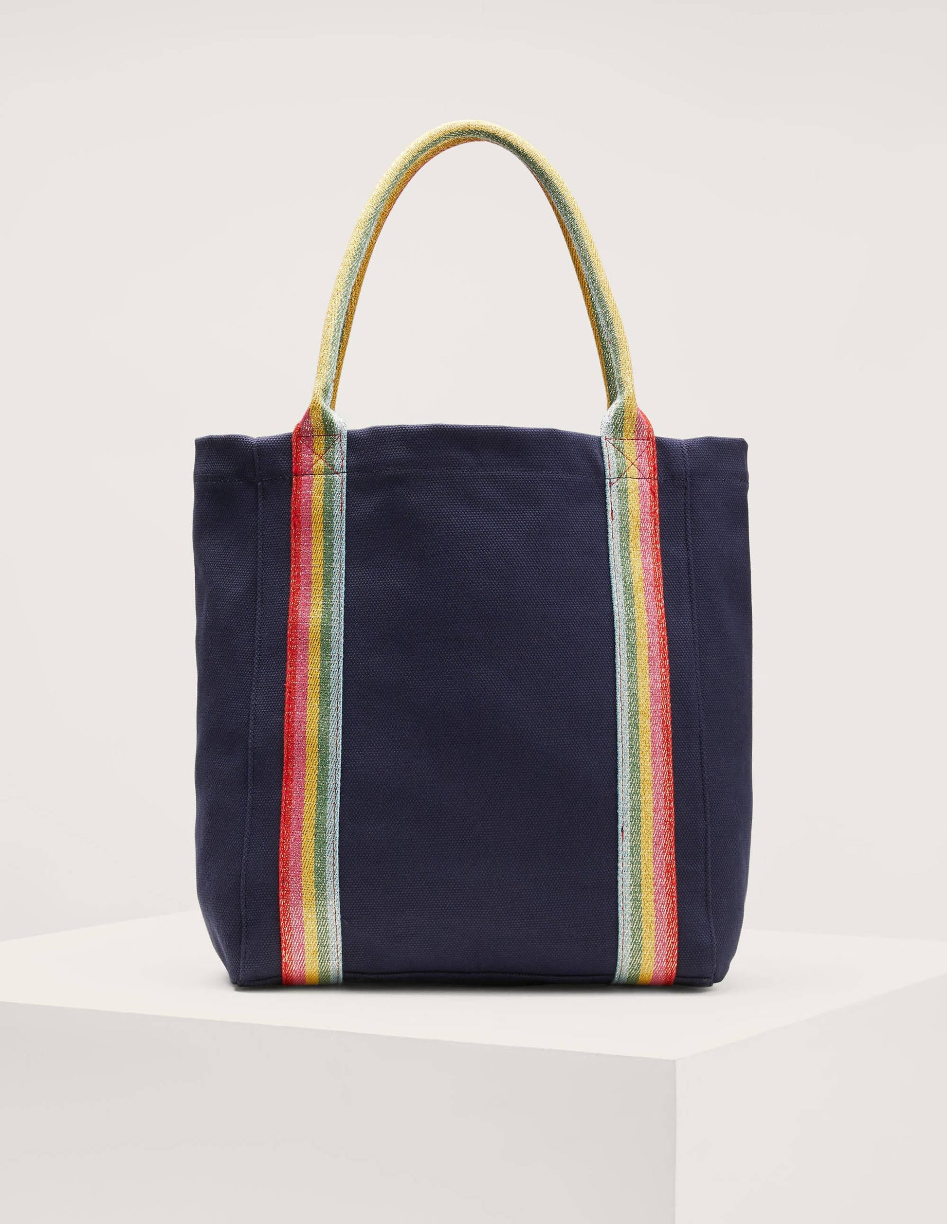 Olivia Canvas Tote-Navy-1
