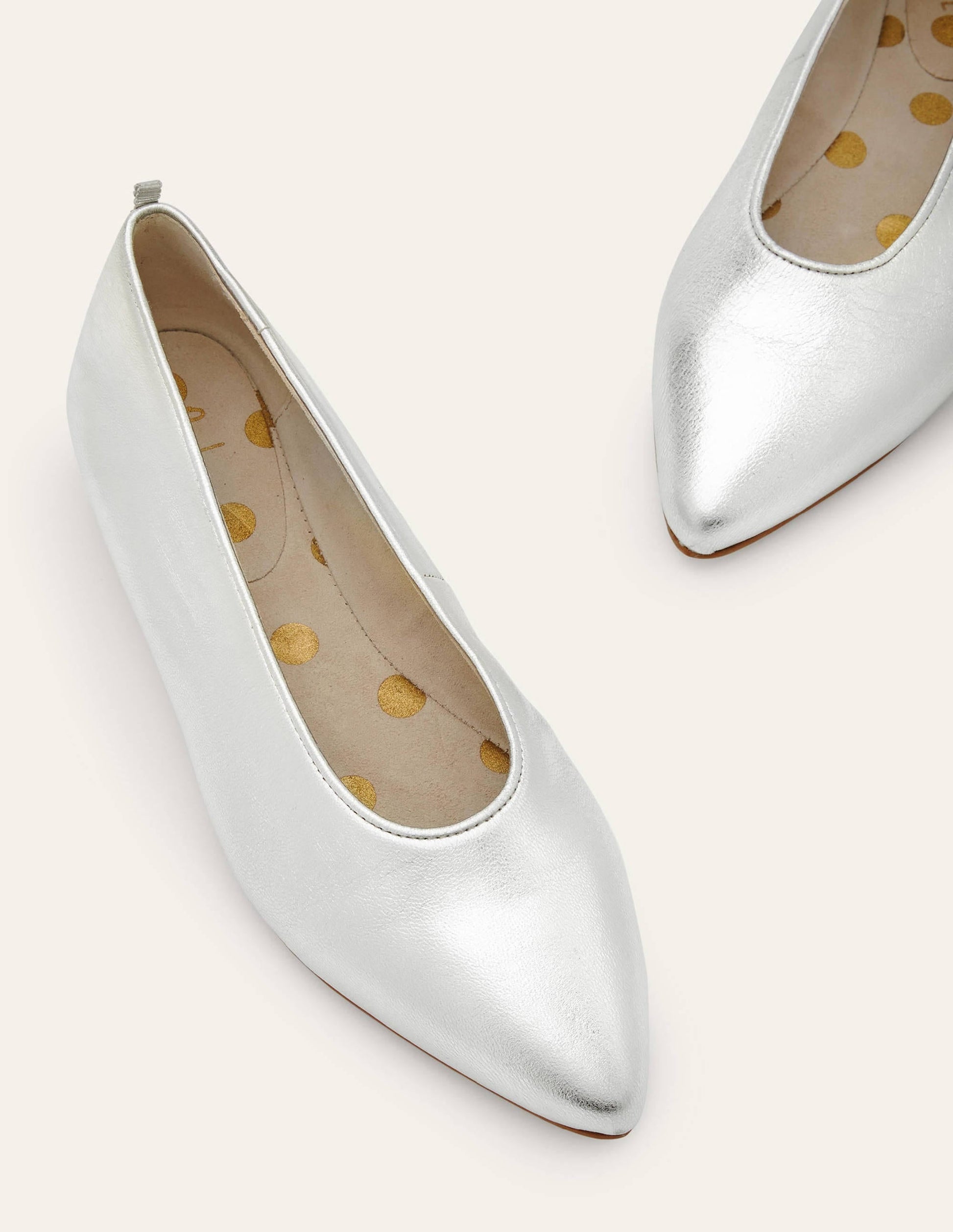Catriona Ballerinas-Silver Metallic-2