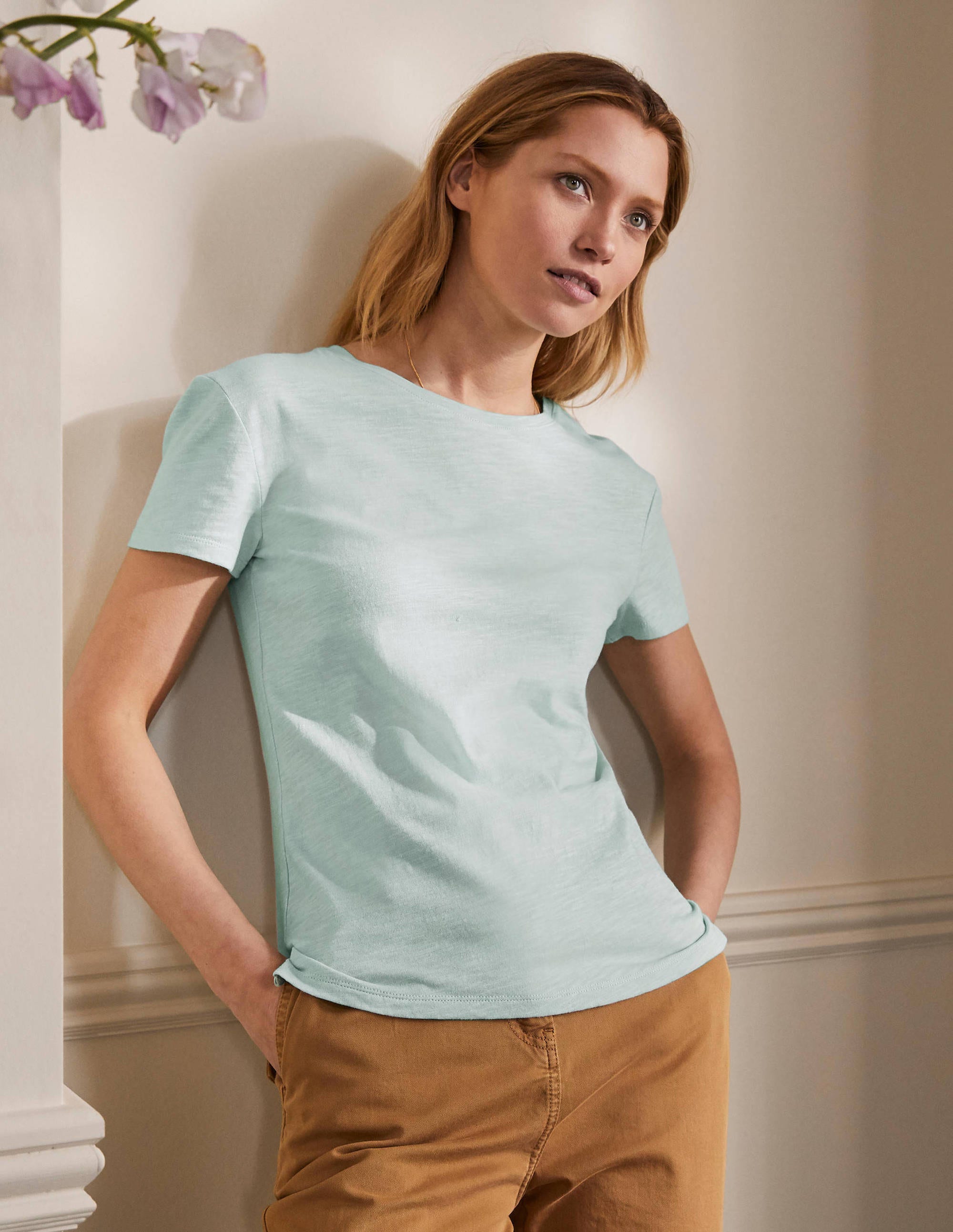 The Cotton Boyfriend Tee-Fresh Water - Image 1
