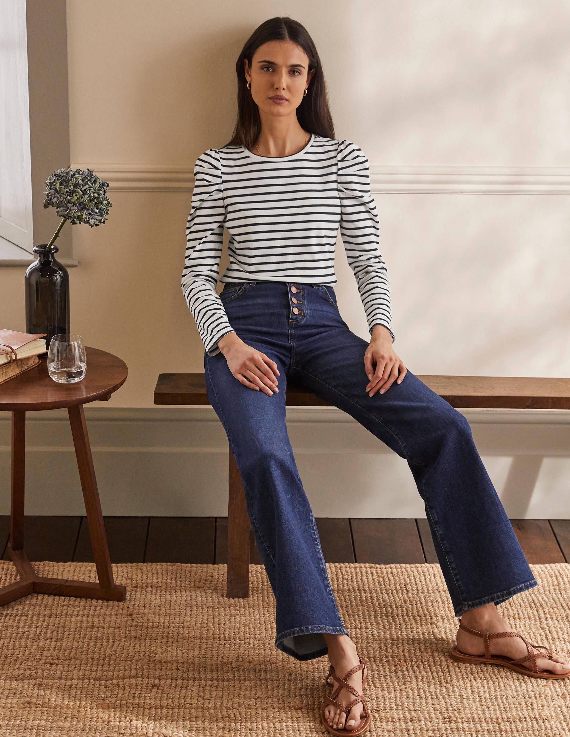 Imogen Breton-Ivory/ Navy - Image 4