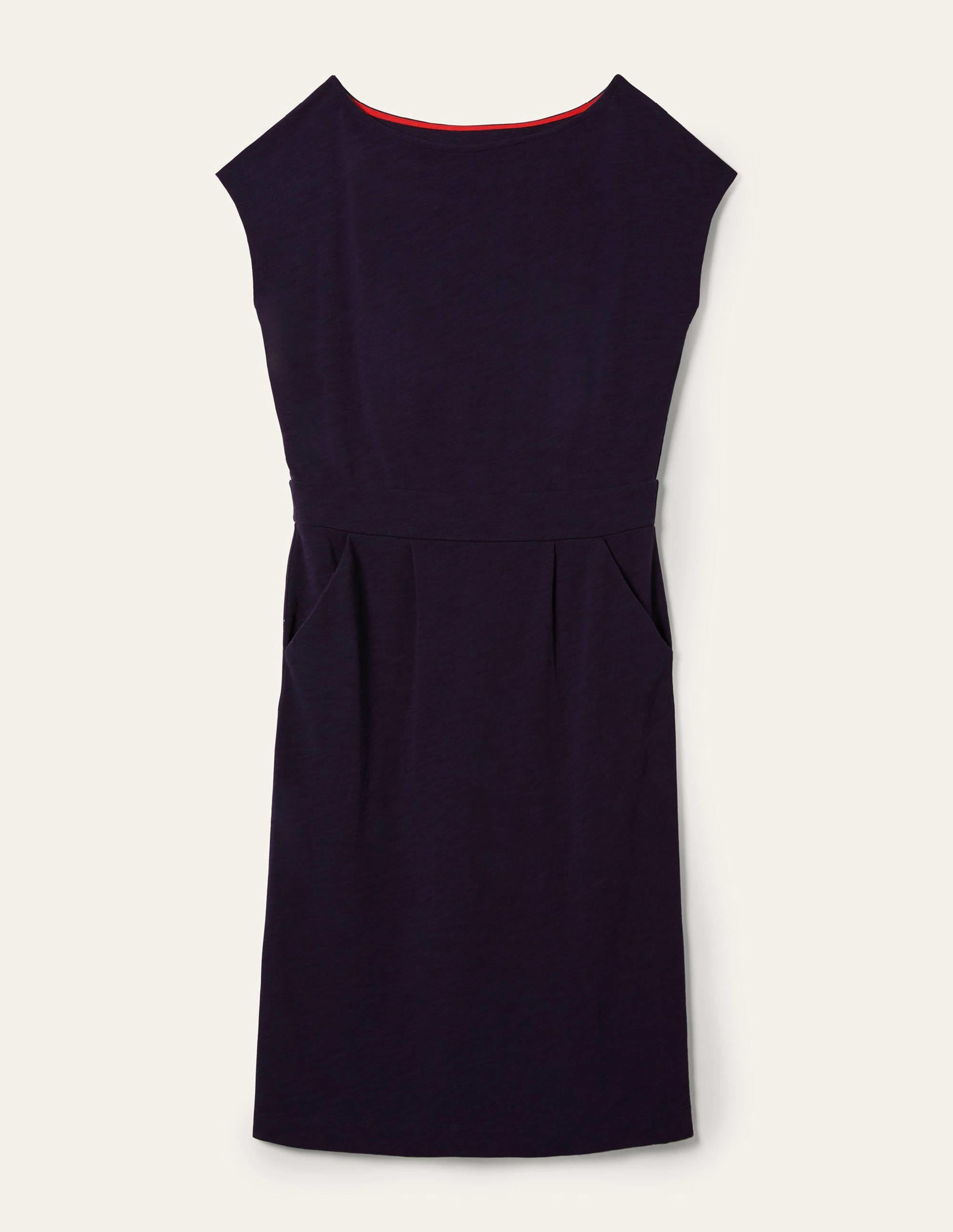 Florrie Jersey Dress-Navy - Image 7