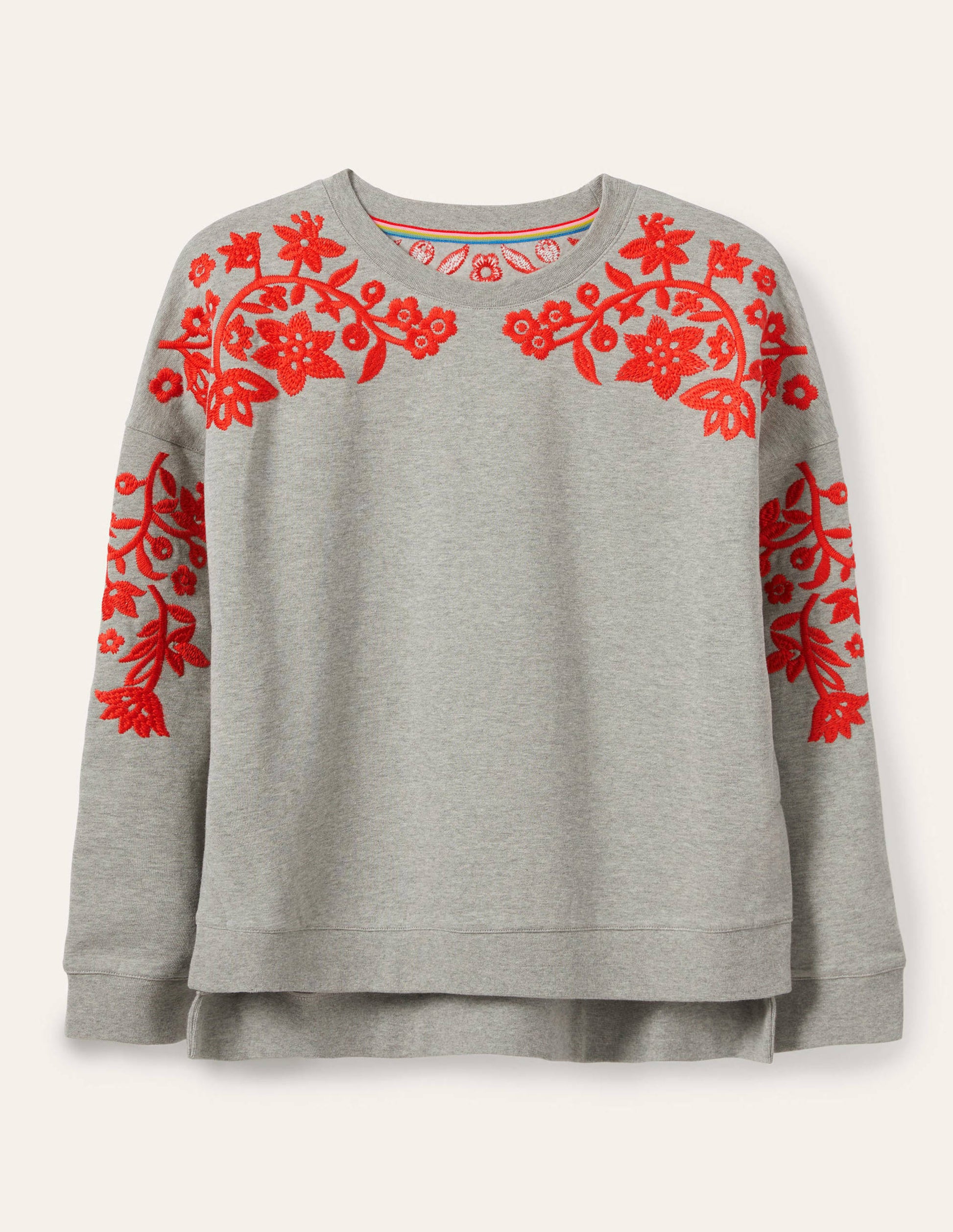 Interest Sweatshirt-Grey Marl-5