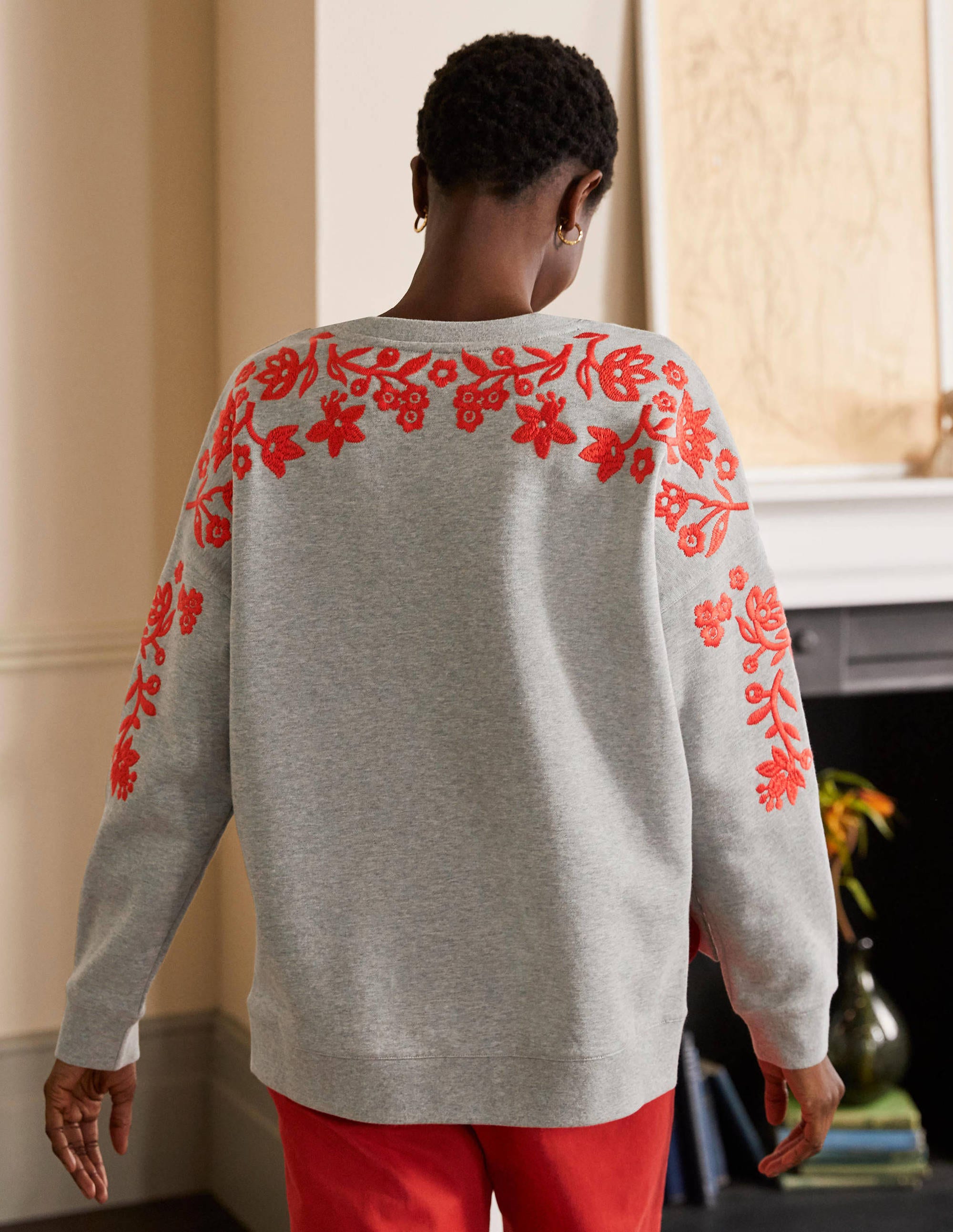 Interest Sweatshirt-Grey Marl - Image 3