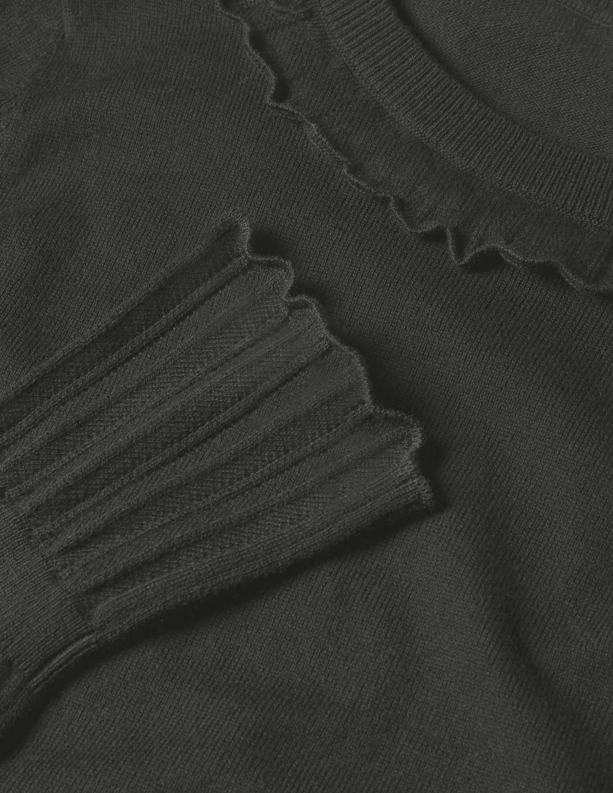 Aimee Pointelle Jumper-Black - Image 6