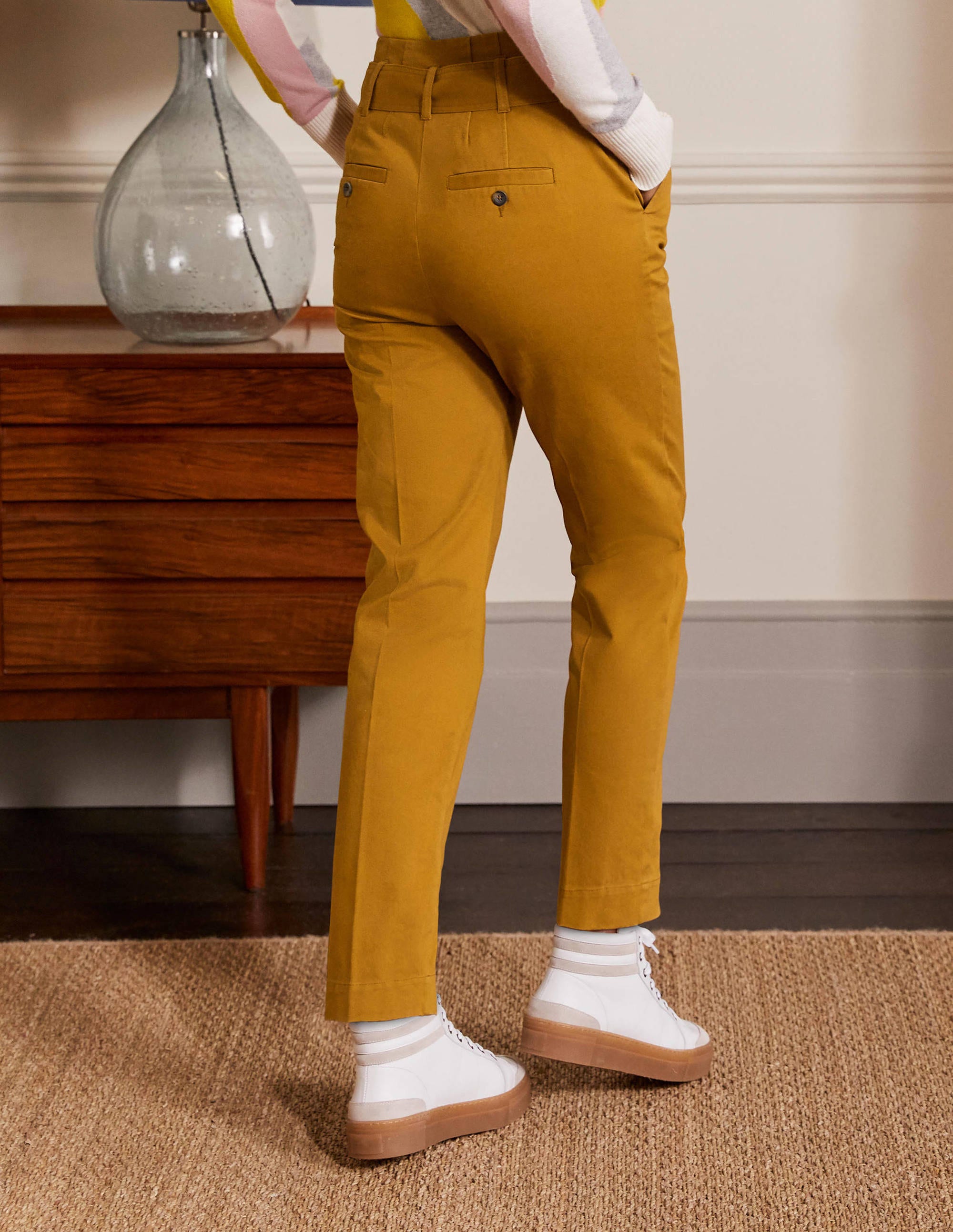 Berkeley Tapered Trousers-Frankincense - Image 3