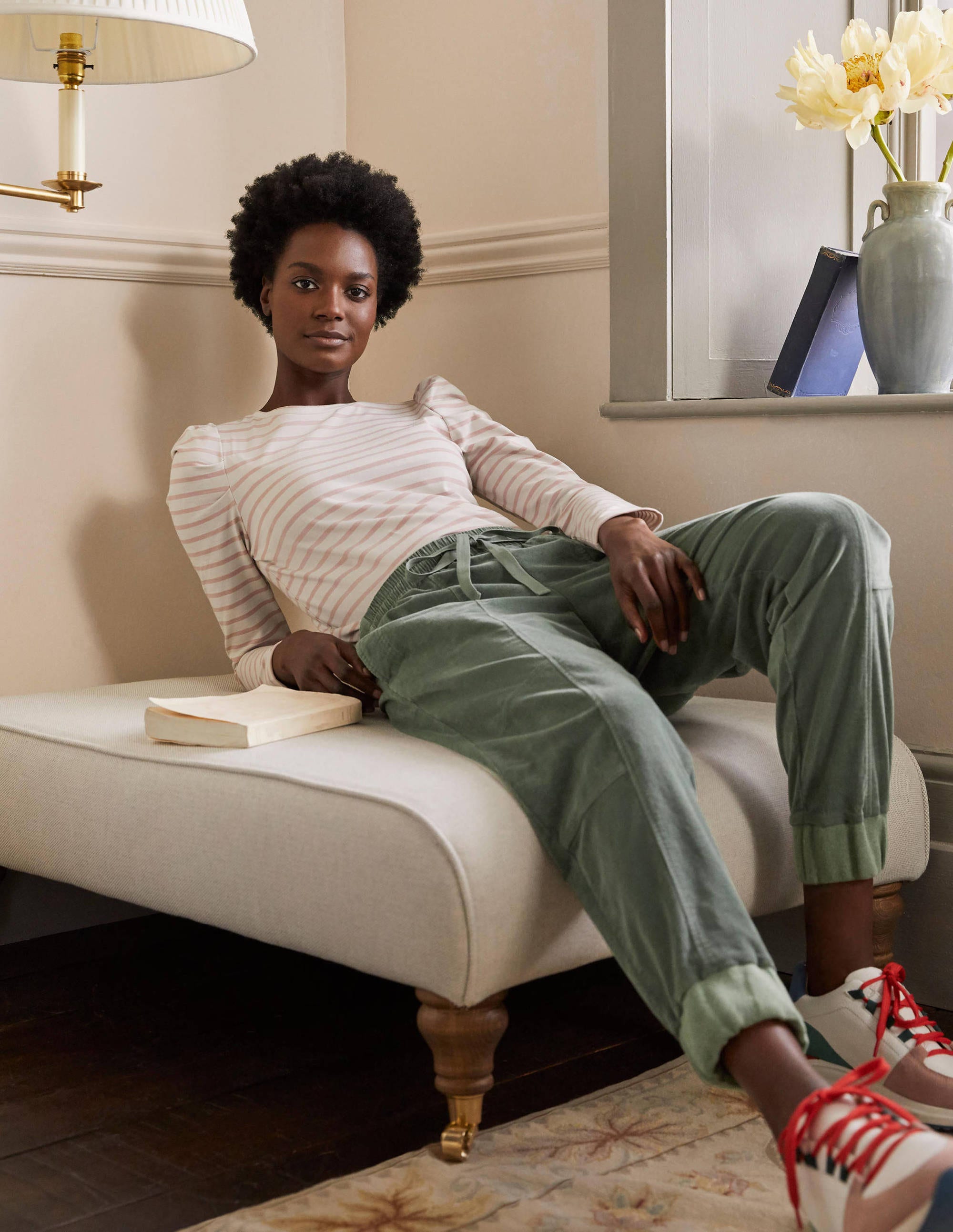 Dorset Cord Trousers-Alder - Image 5