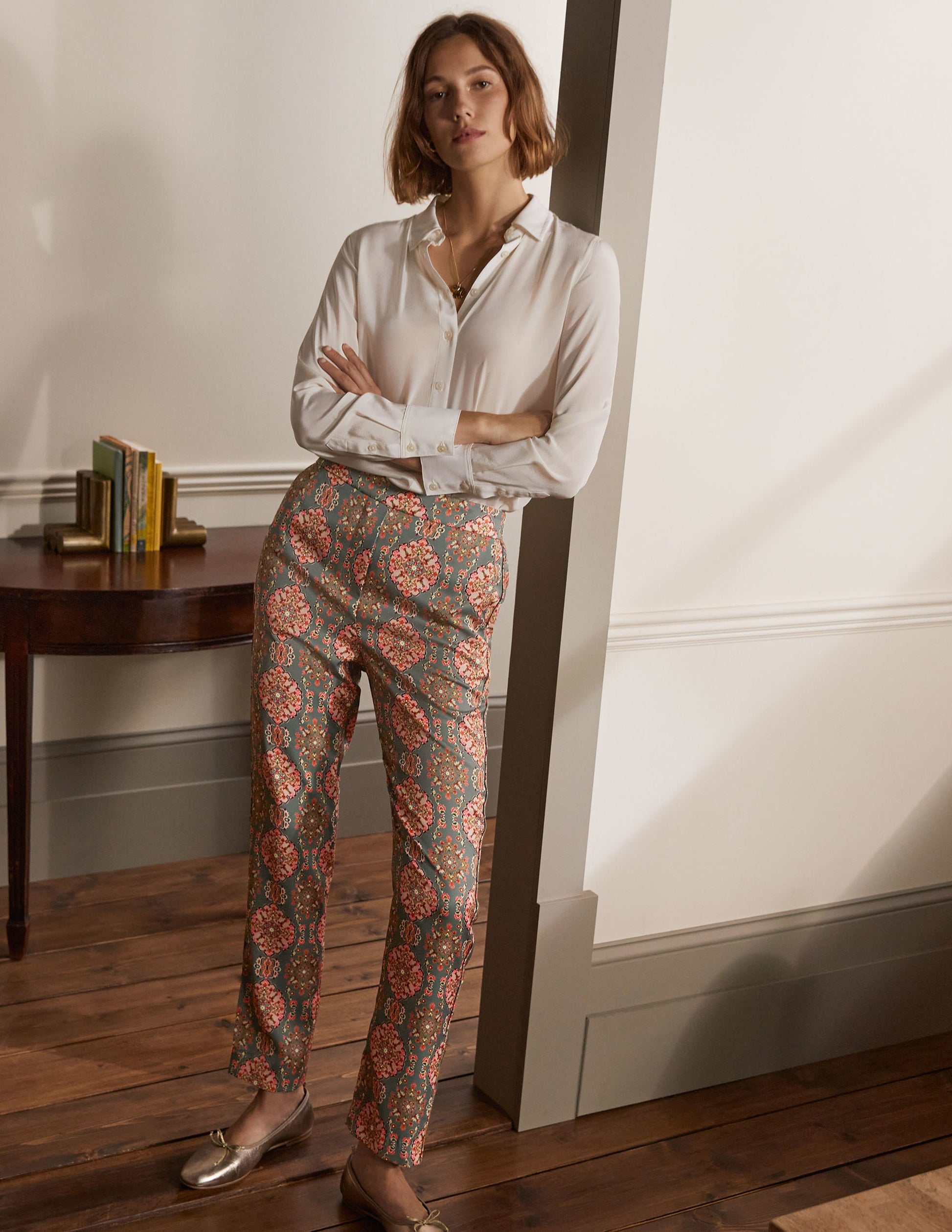 Ludlow Satin Trousers-Cobble Grey, Tapestry-4