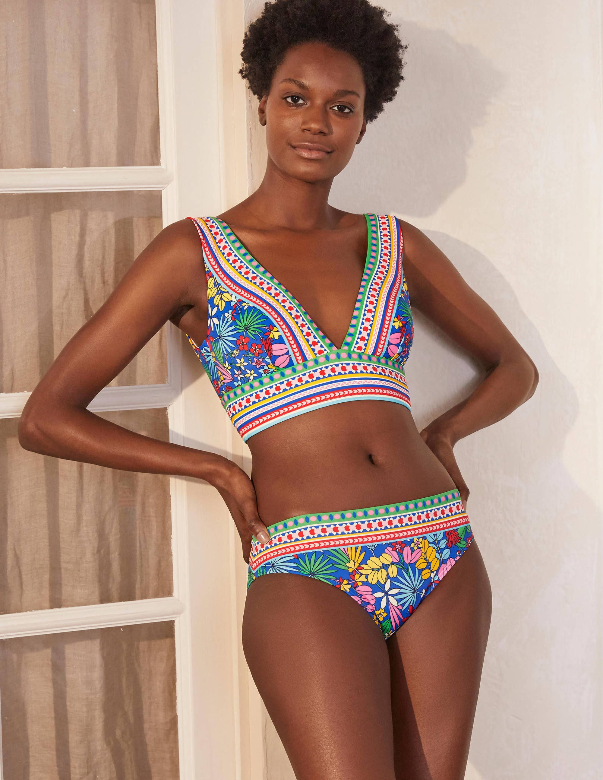 Porto Bikini Bottoms-Summit, Jungle Floral - Image 1