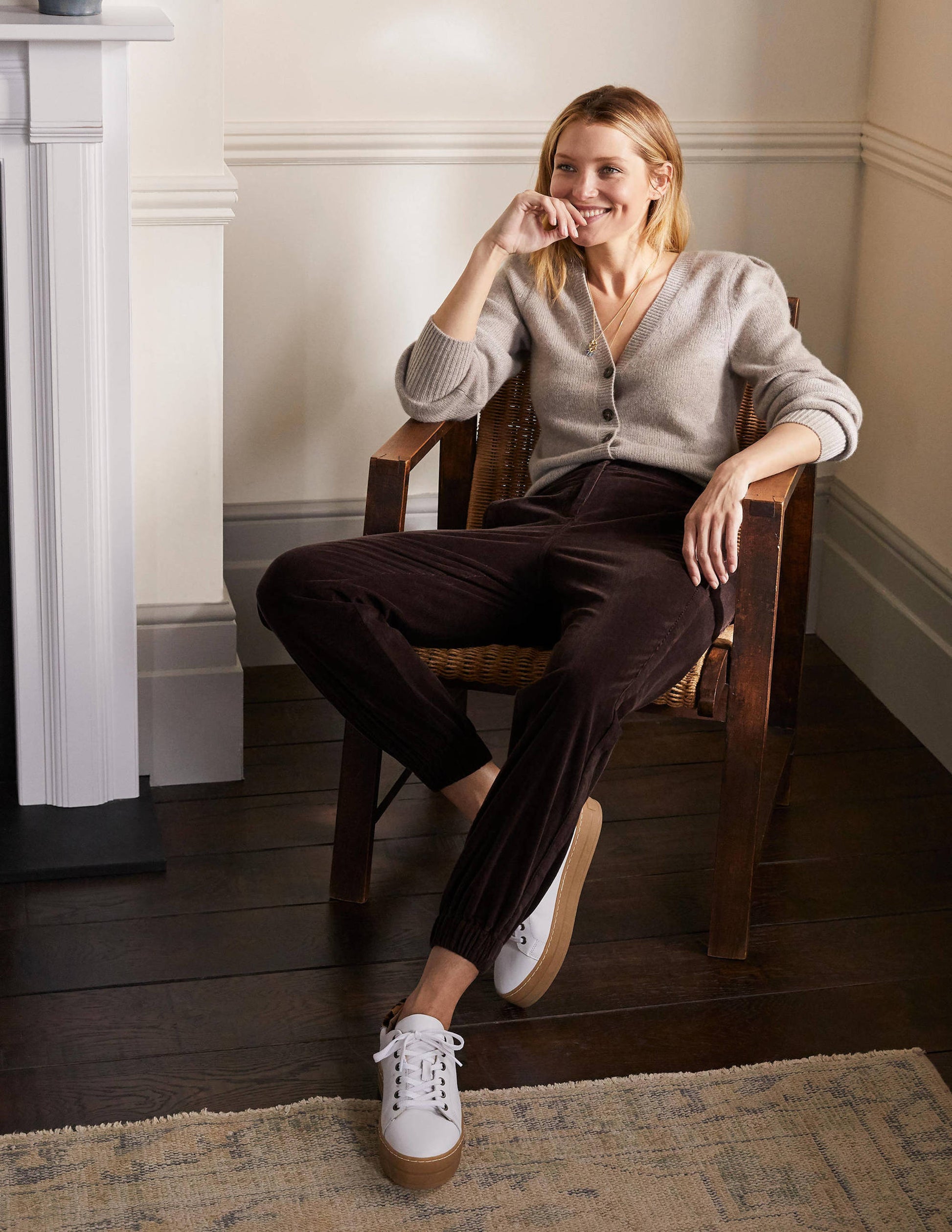 Gowrie Trousers-Deep Wisteria Cord-4