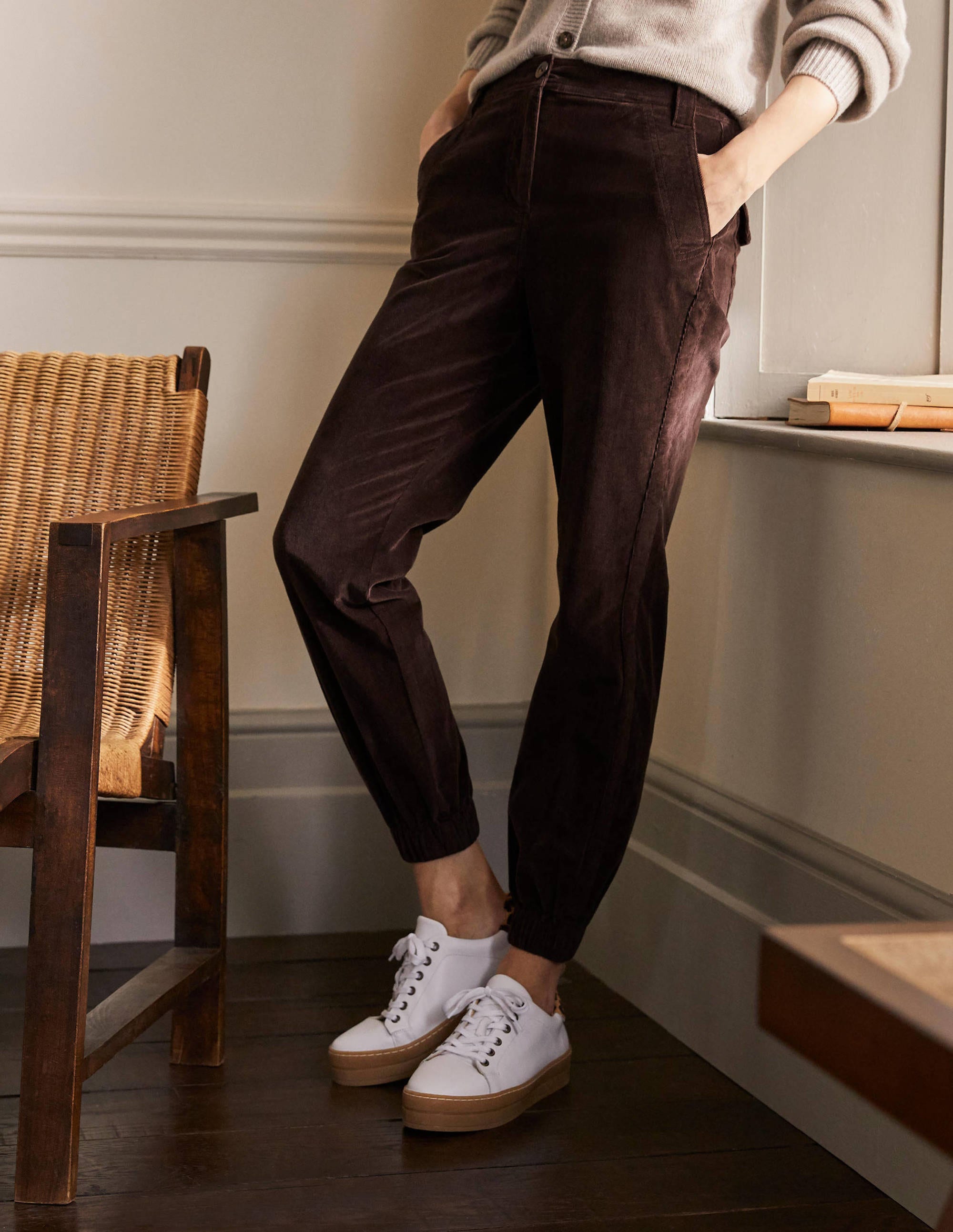 Gowrie Trousers-Deep Wisteria Cord - Image 3