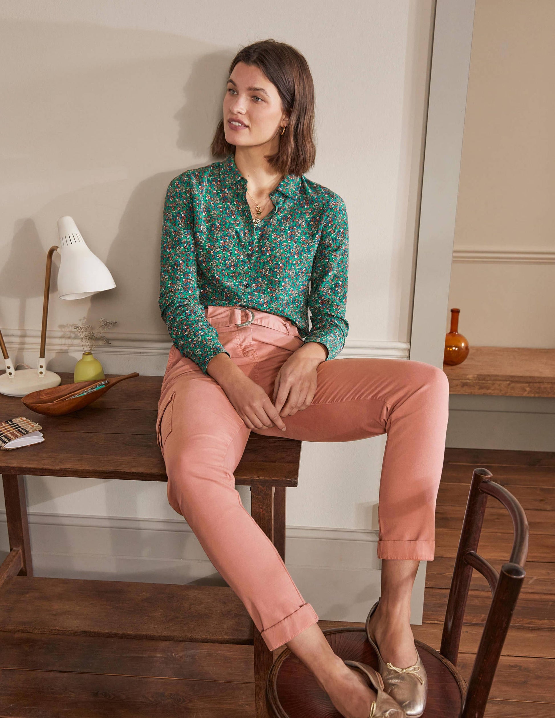Utility Cargo Trouser-Freckle-1
