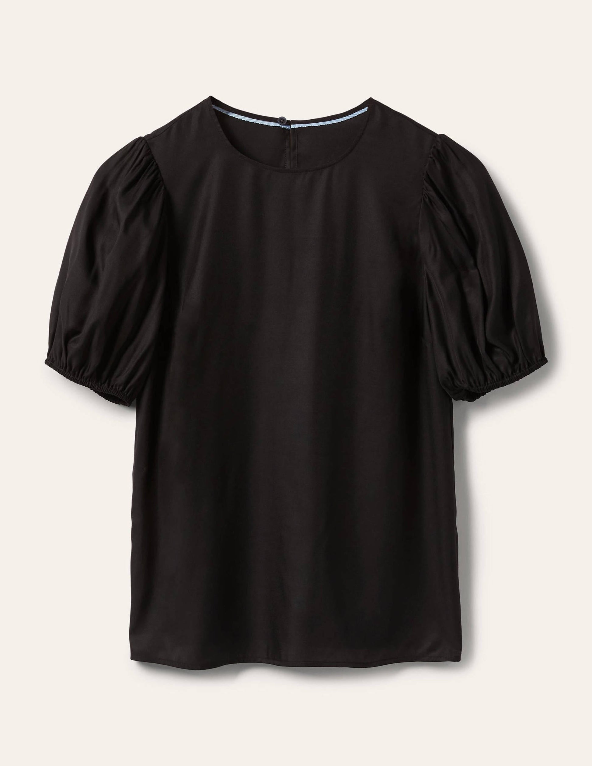 Adriana Puff Sleeve Top-Black-5