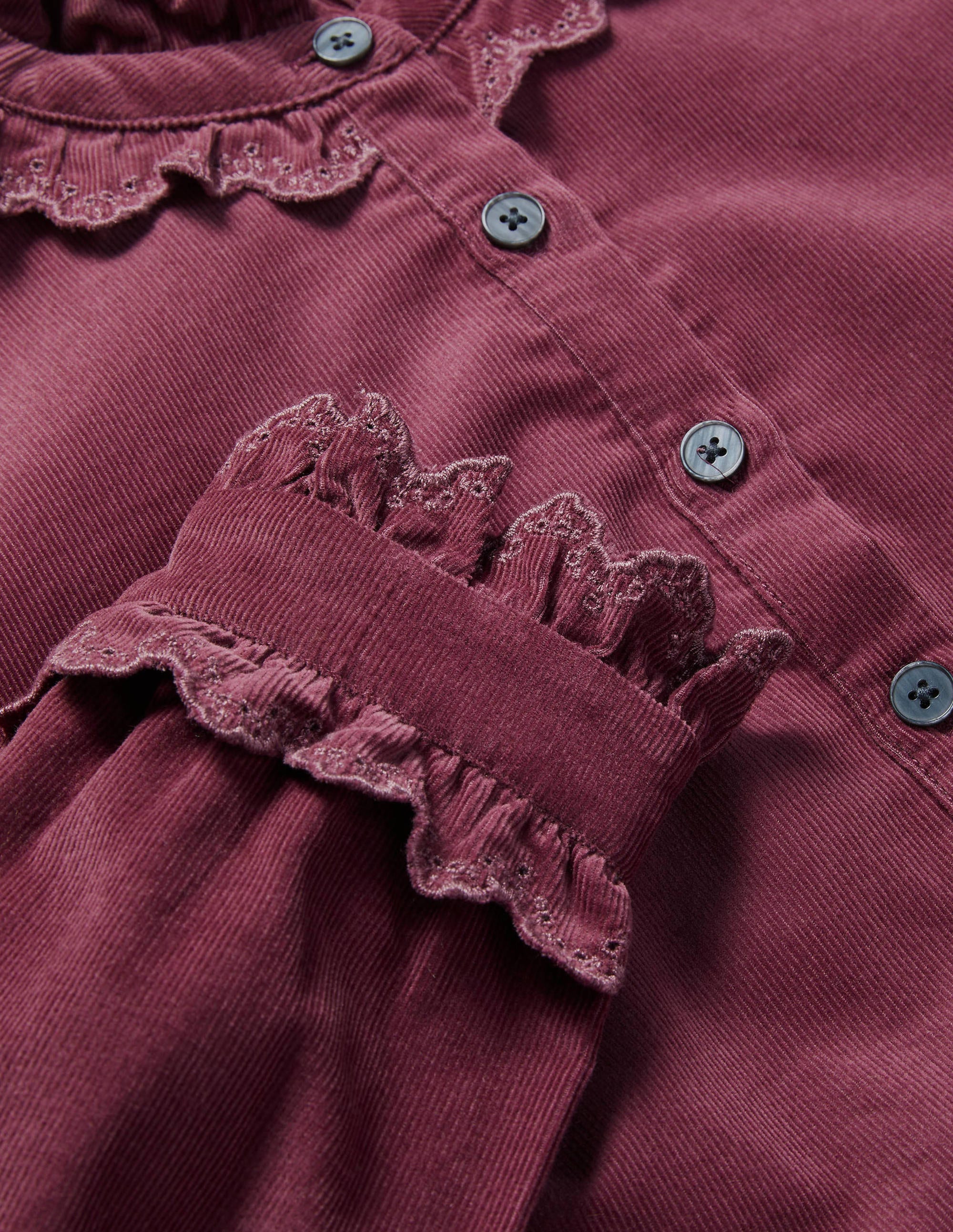 Eliza Broderie Shirt-Figgy Pudding - Image 7