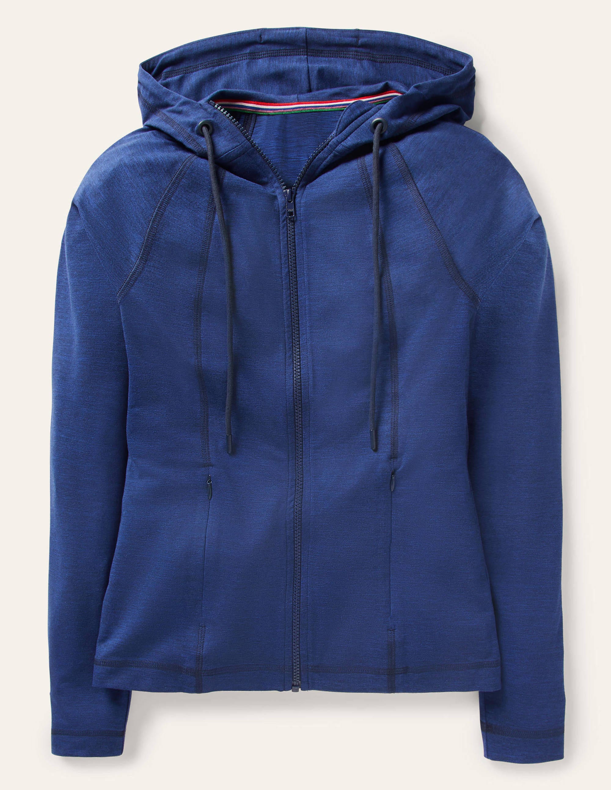 Annie Zip-Up Hooded Jacket-Persian Blue - Image 5