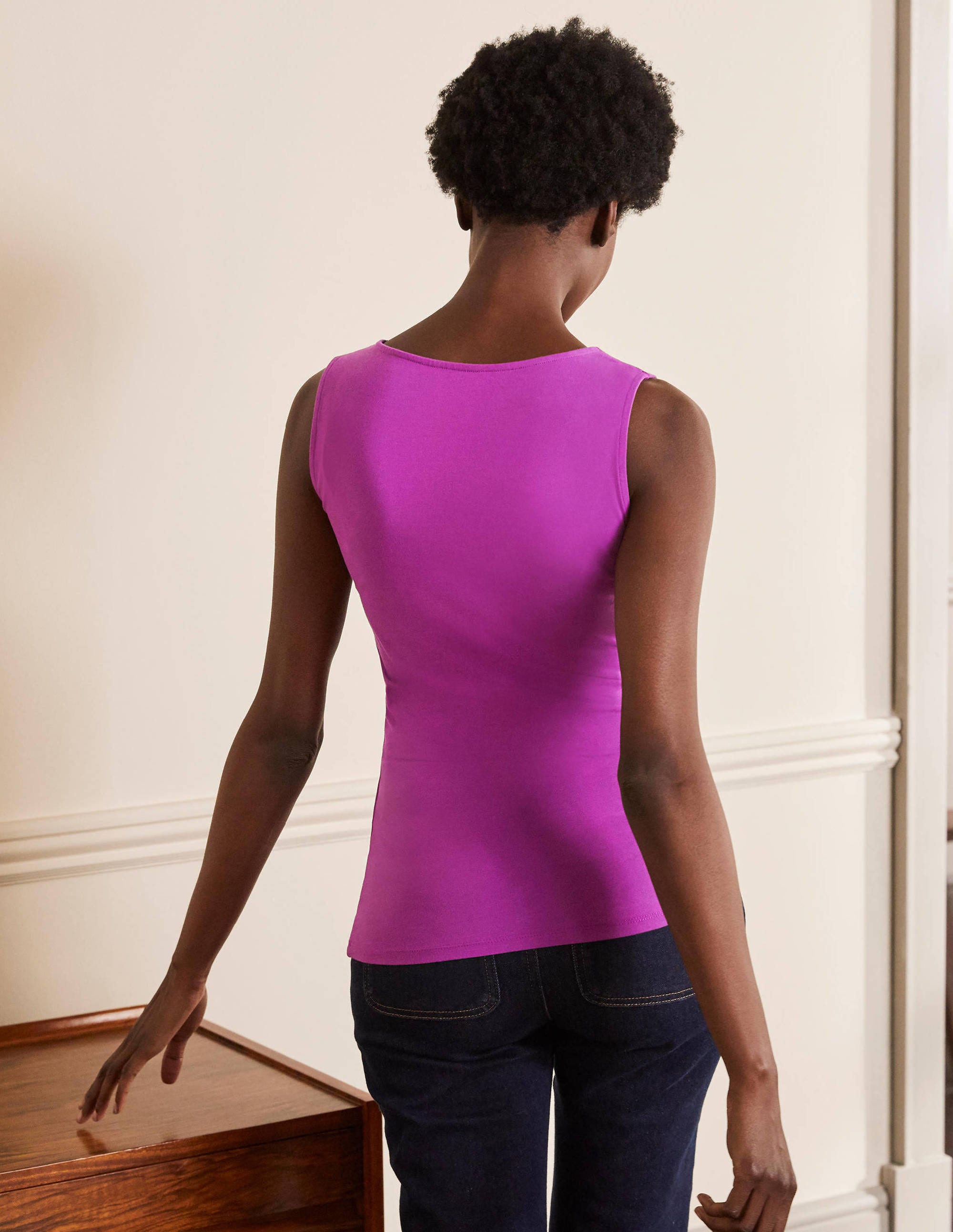 Double Layer Front Vest-Regal Purple - Image 2