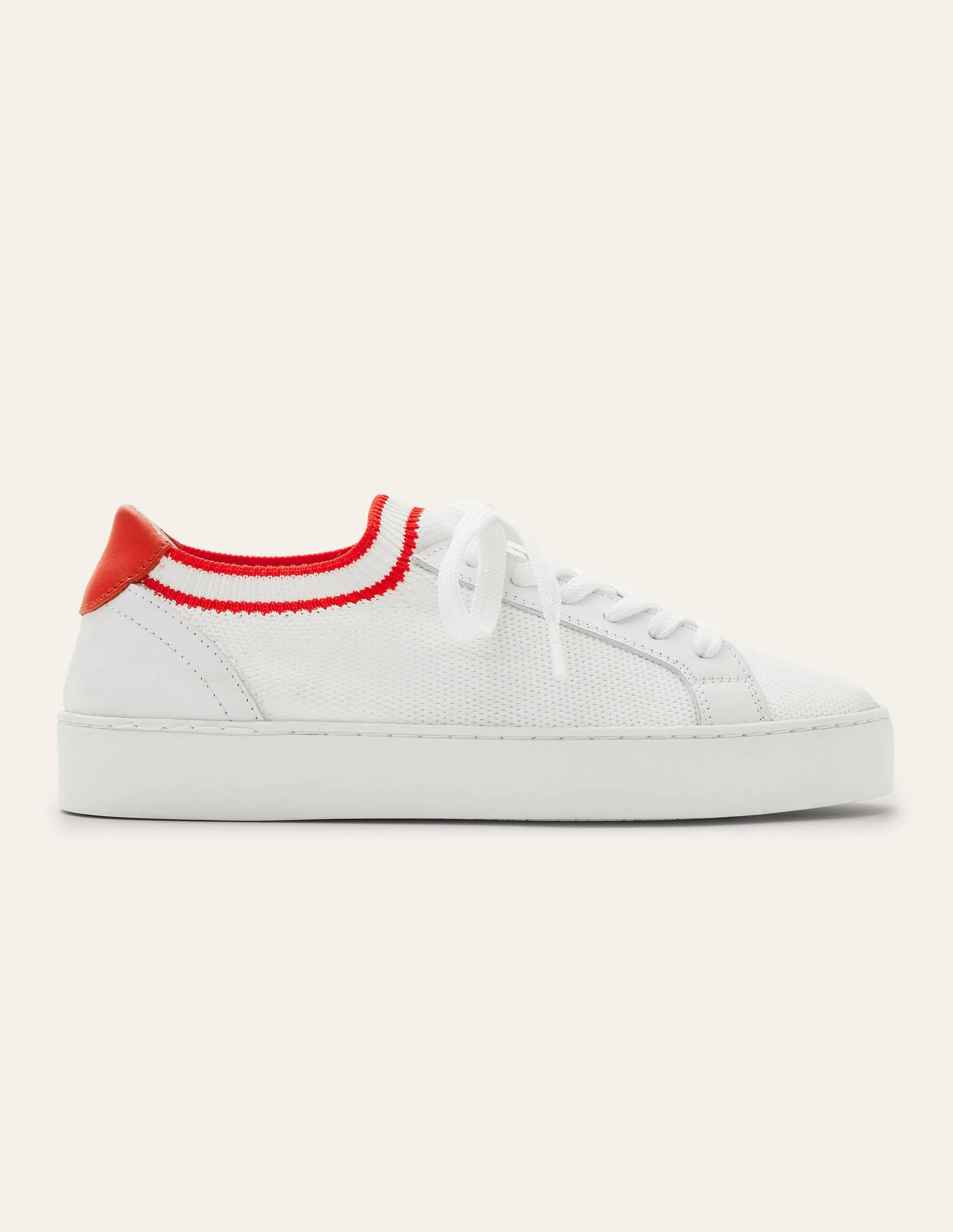 Hazel Trainers-White/Red-2