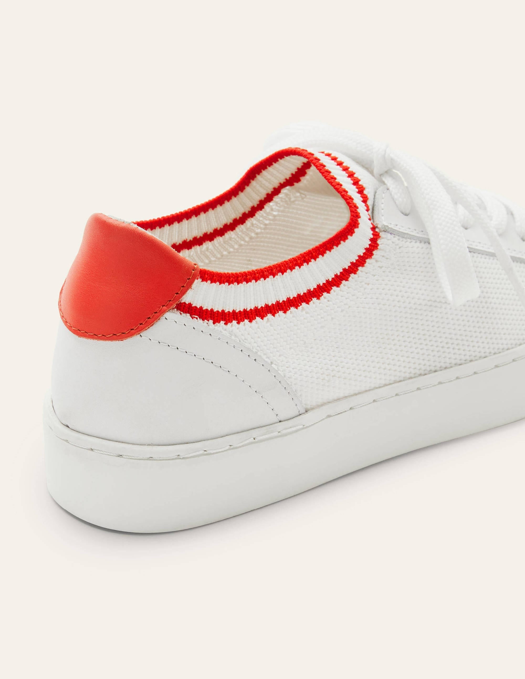 Hazel Trainers-White/Red - Image 3