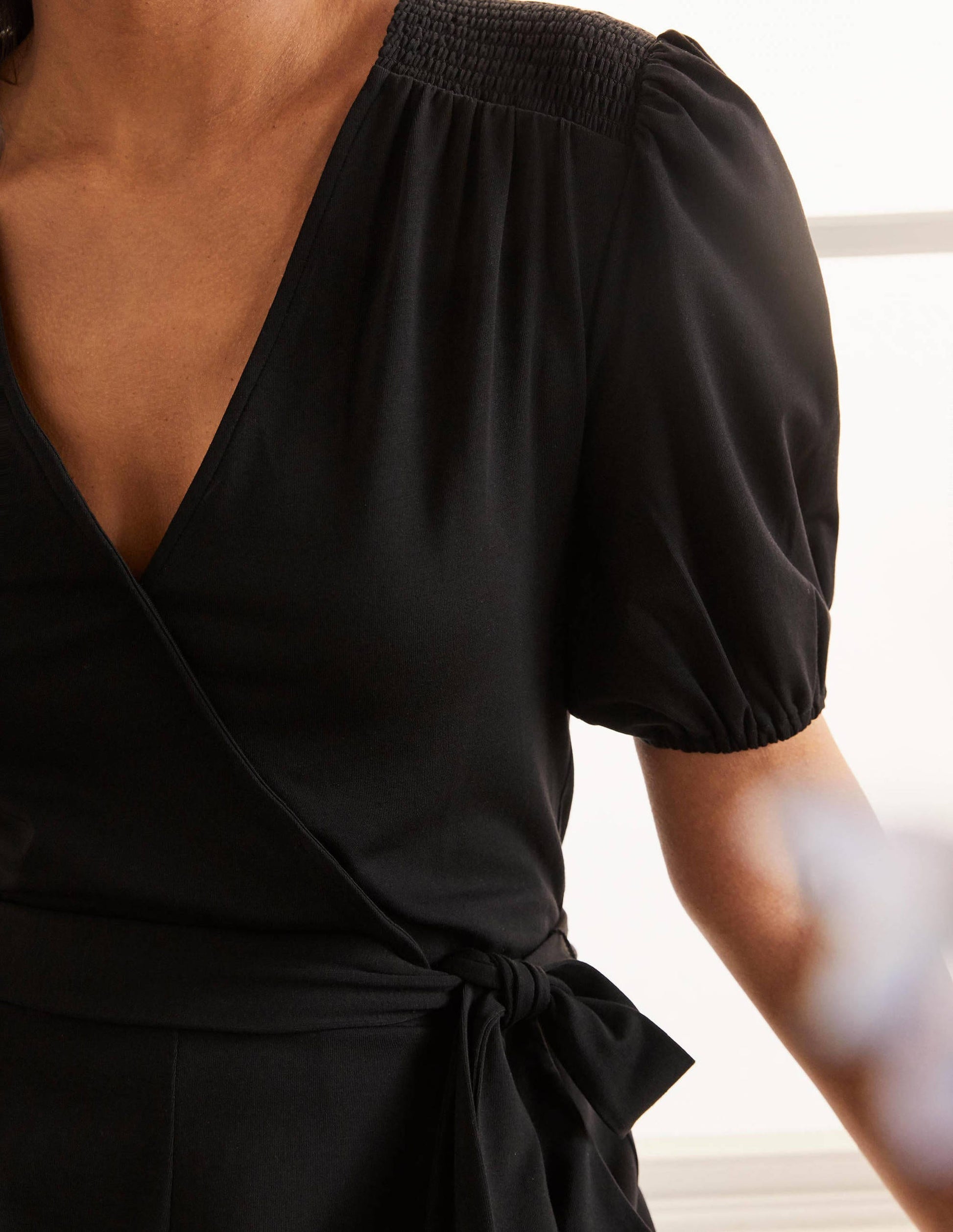 Ruby Jersey Playsuit-Black-4