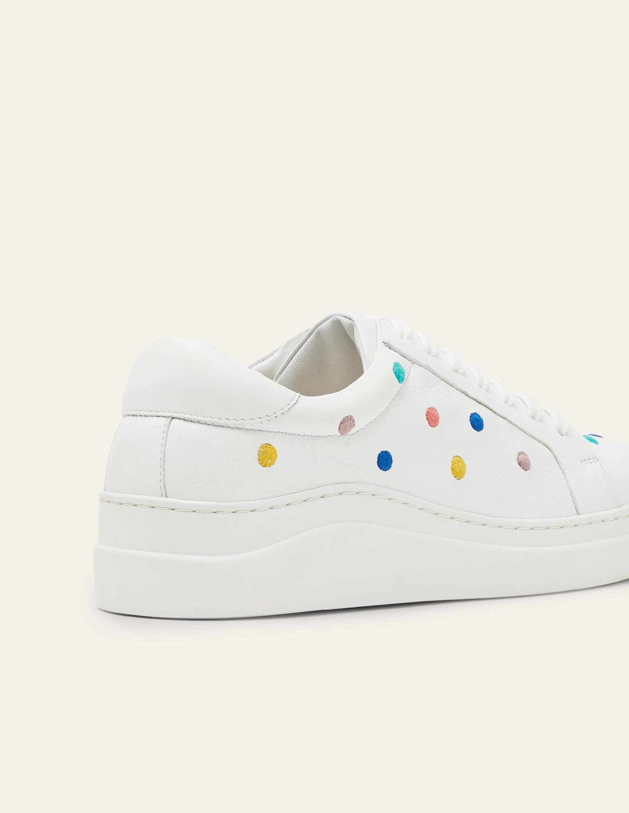 Maria Comfort Trainers-Maize, Embroidered Spot - Image 3