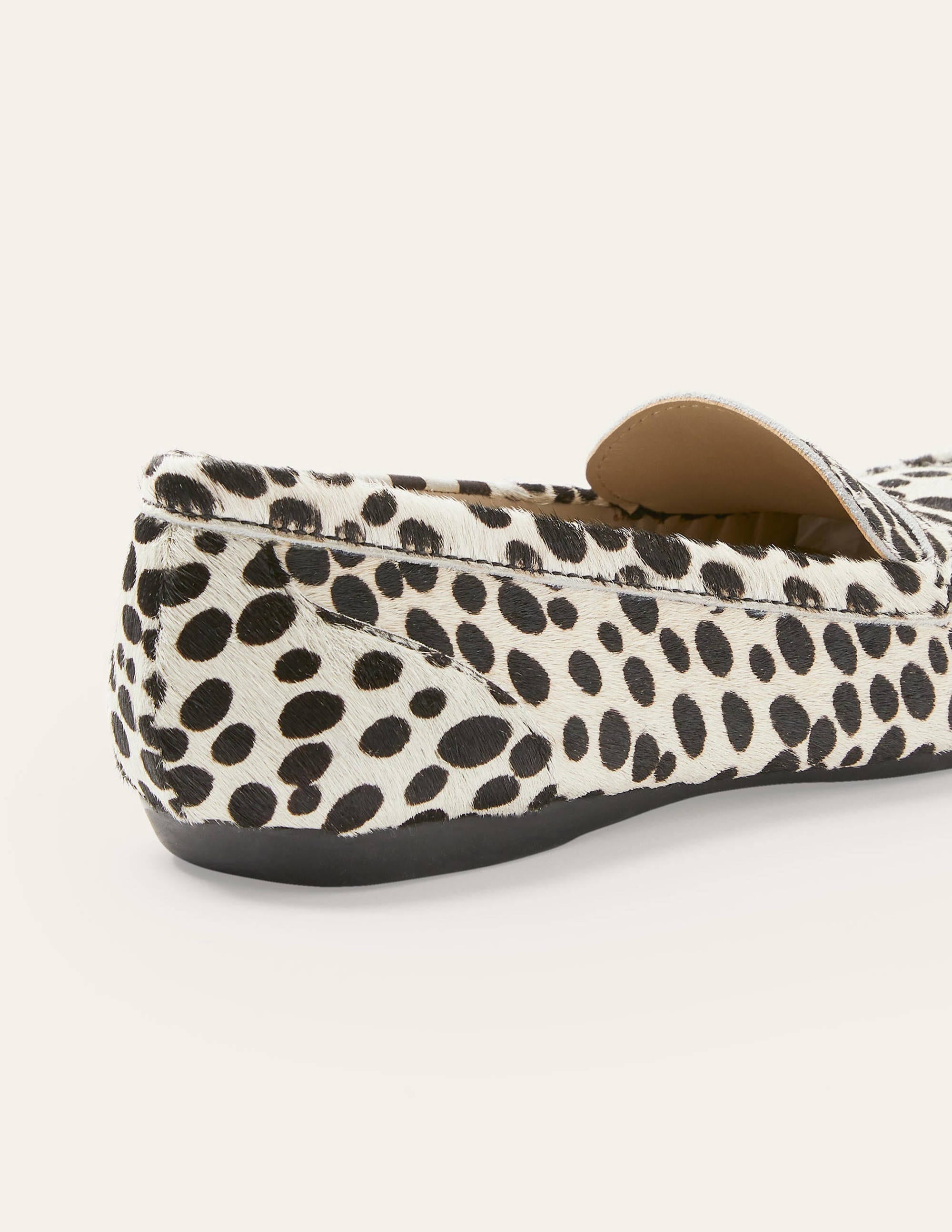 Melanie Moccasins-Black/White Cheetah - Image 3