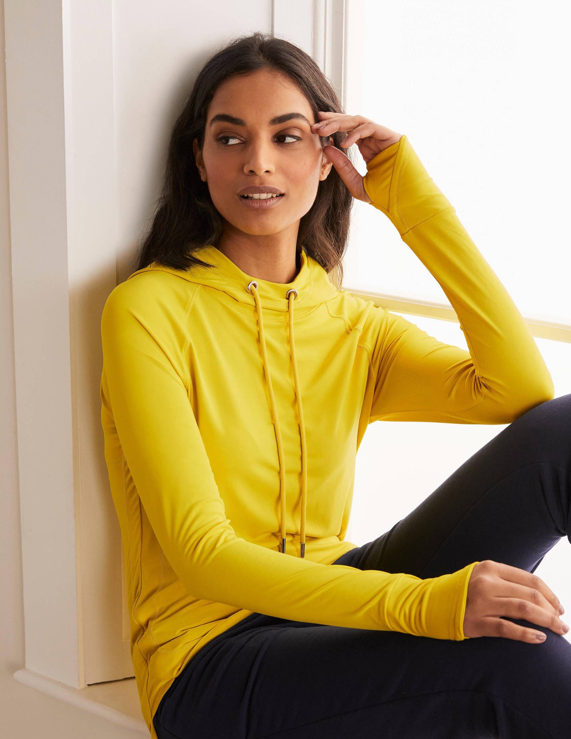 Leah Active Hoodie-Chartreuse-1