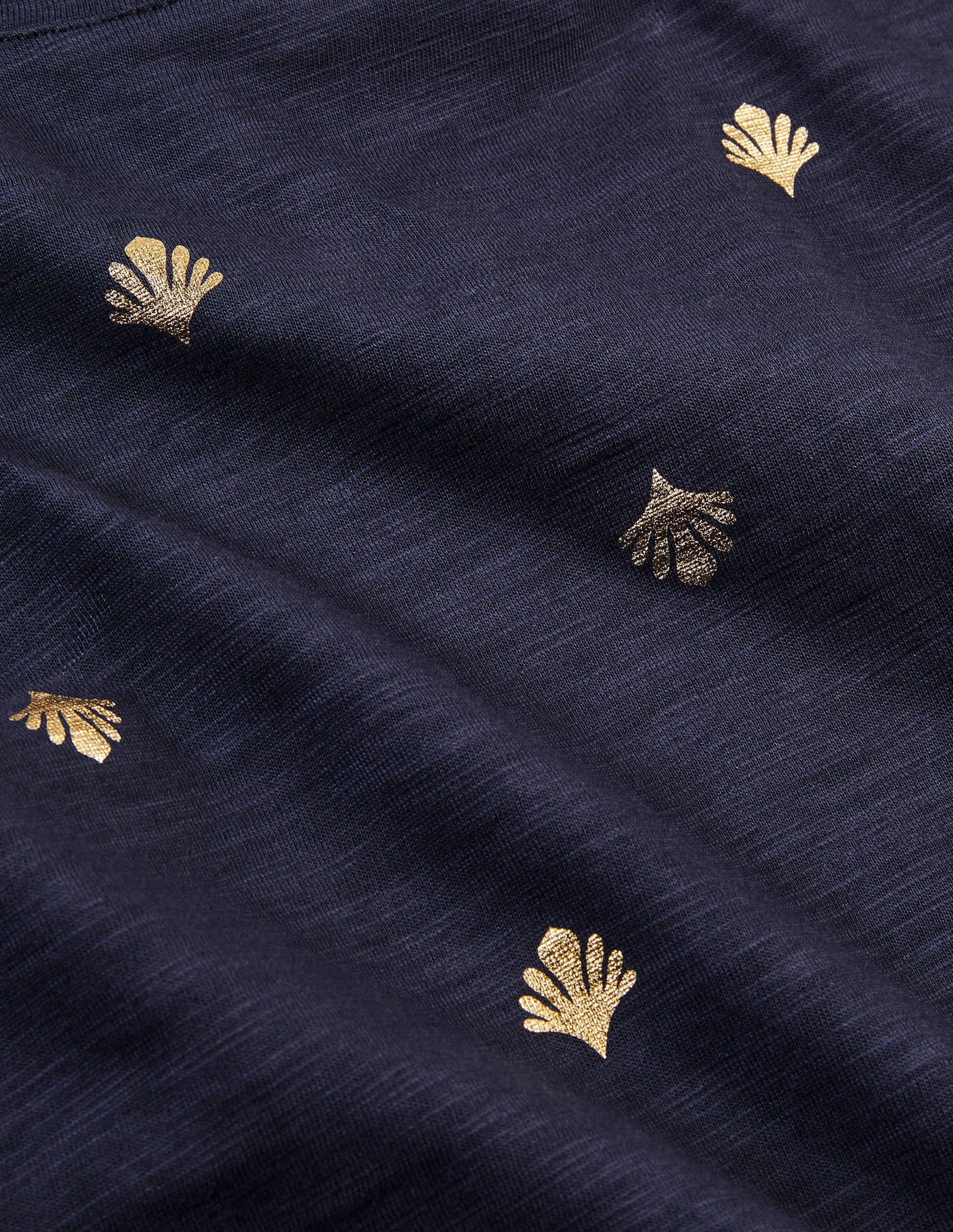 Fun Voop Tee-Navy, Coral Tile-6