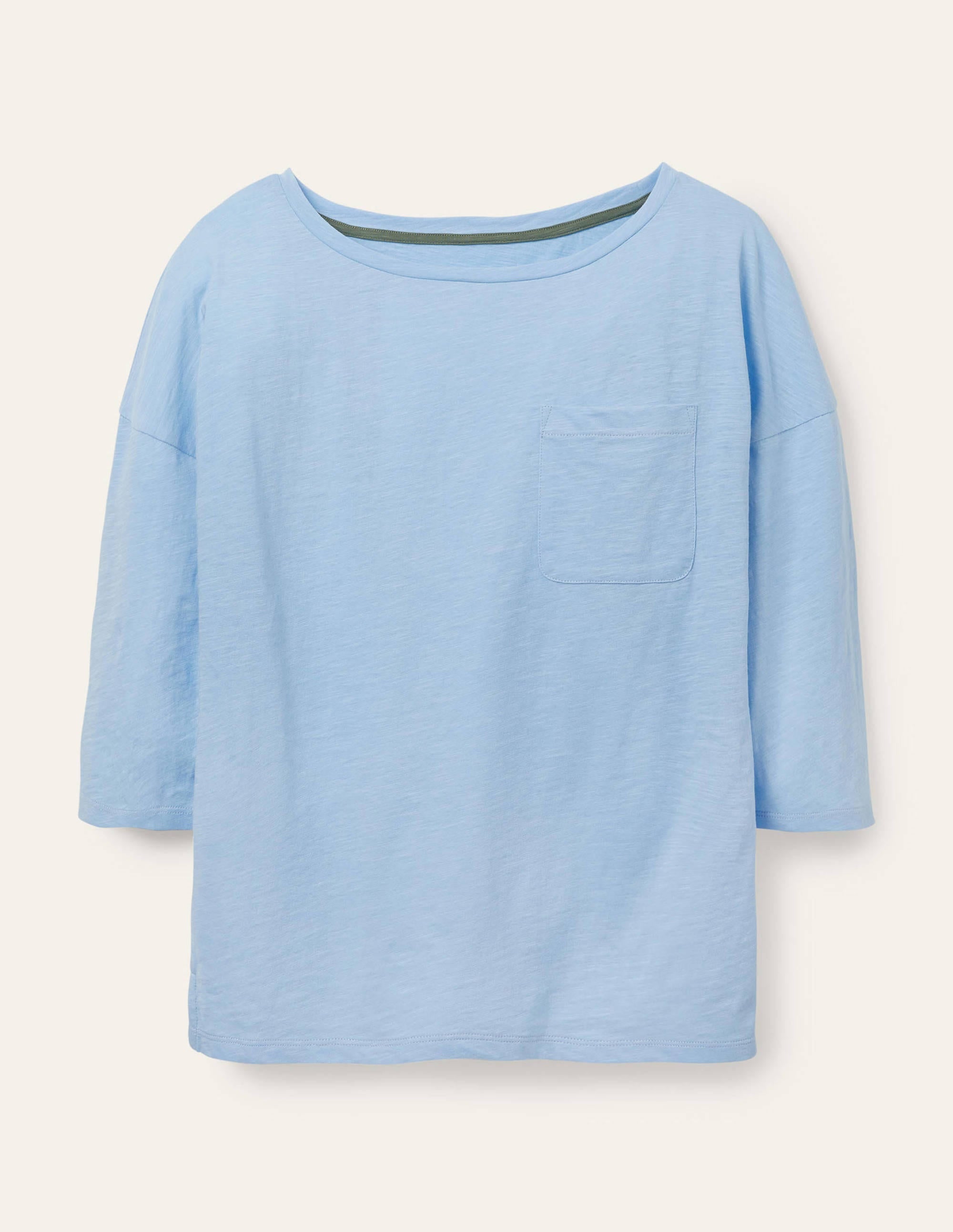 The Cotton Boxy Boatneck Tee-Ice Cube - Image 5