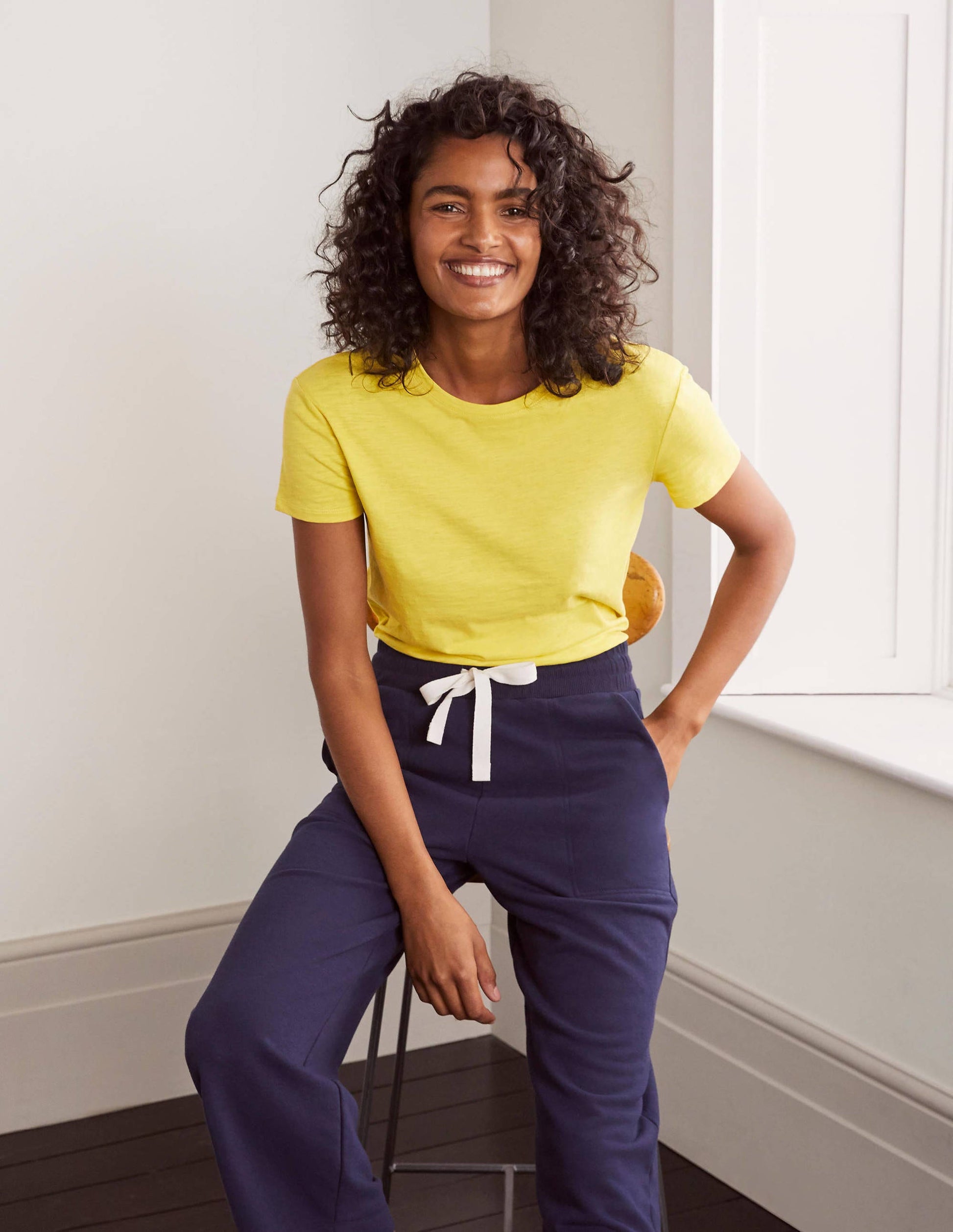 The Cotton Boyfriend Tee-Pineapple-1