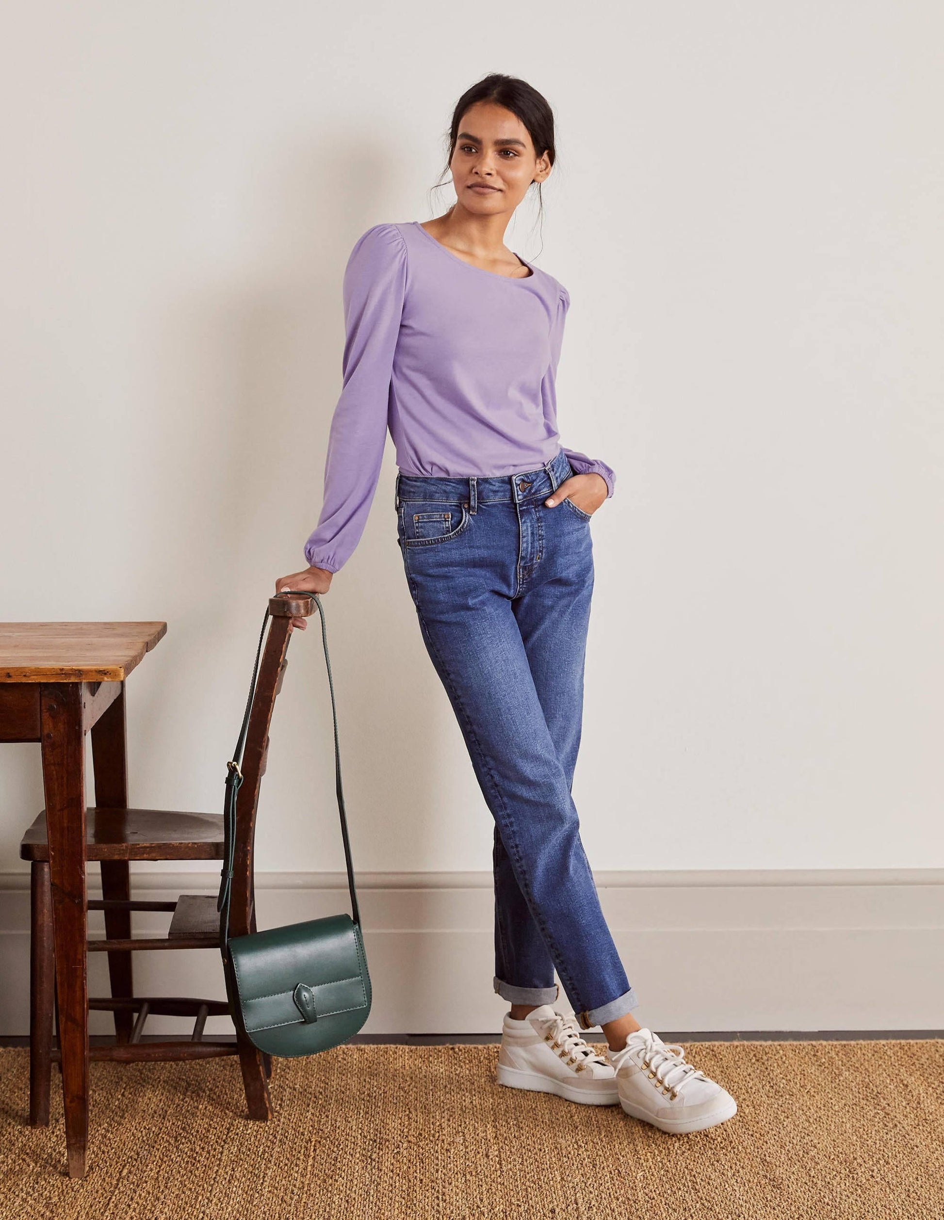 Supersoft Long Sleeve Top-Cool Violet-2