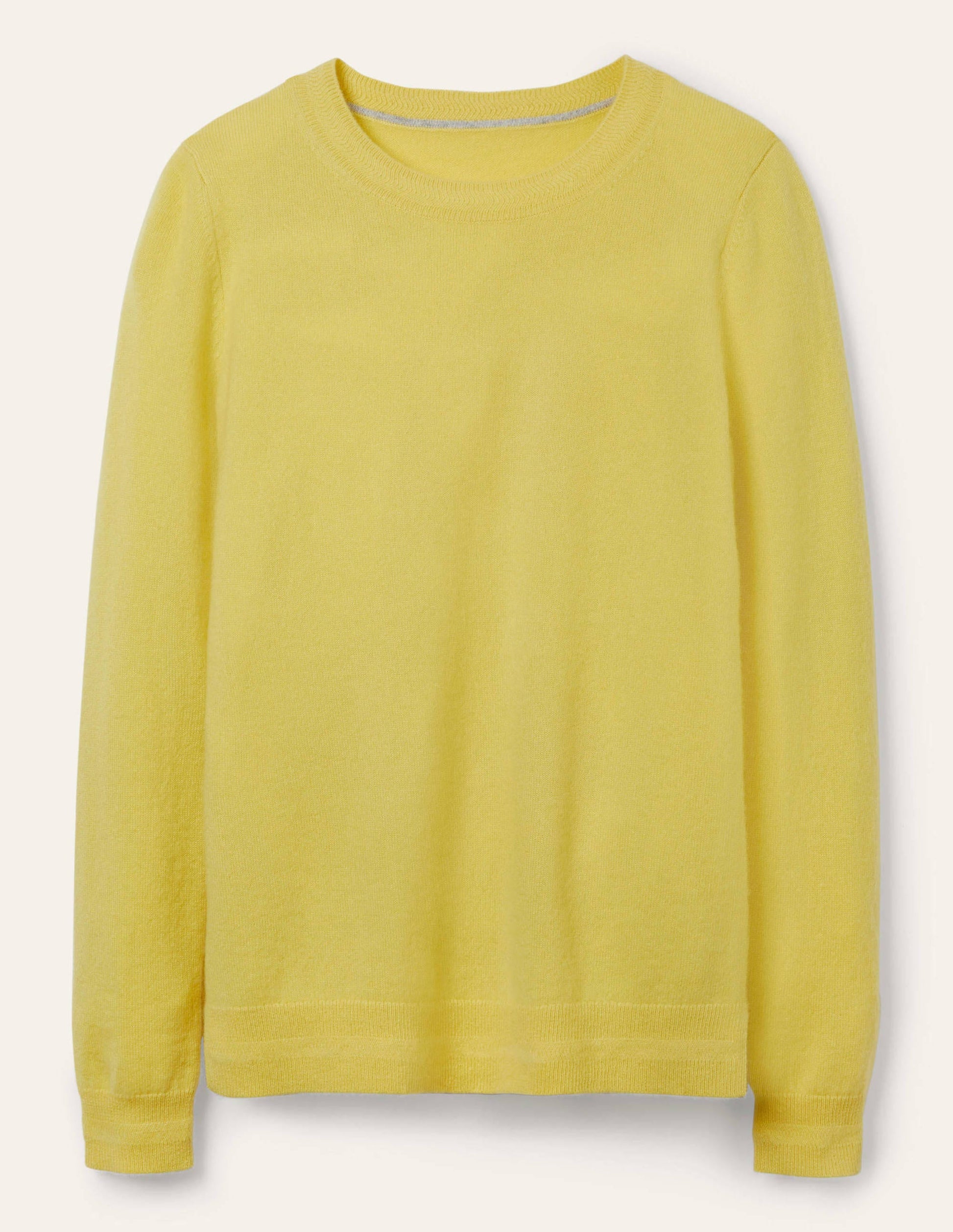Cashmere Crew Neck Jumper-Pineapple-5
