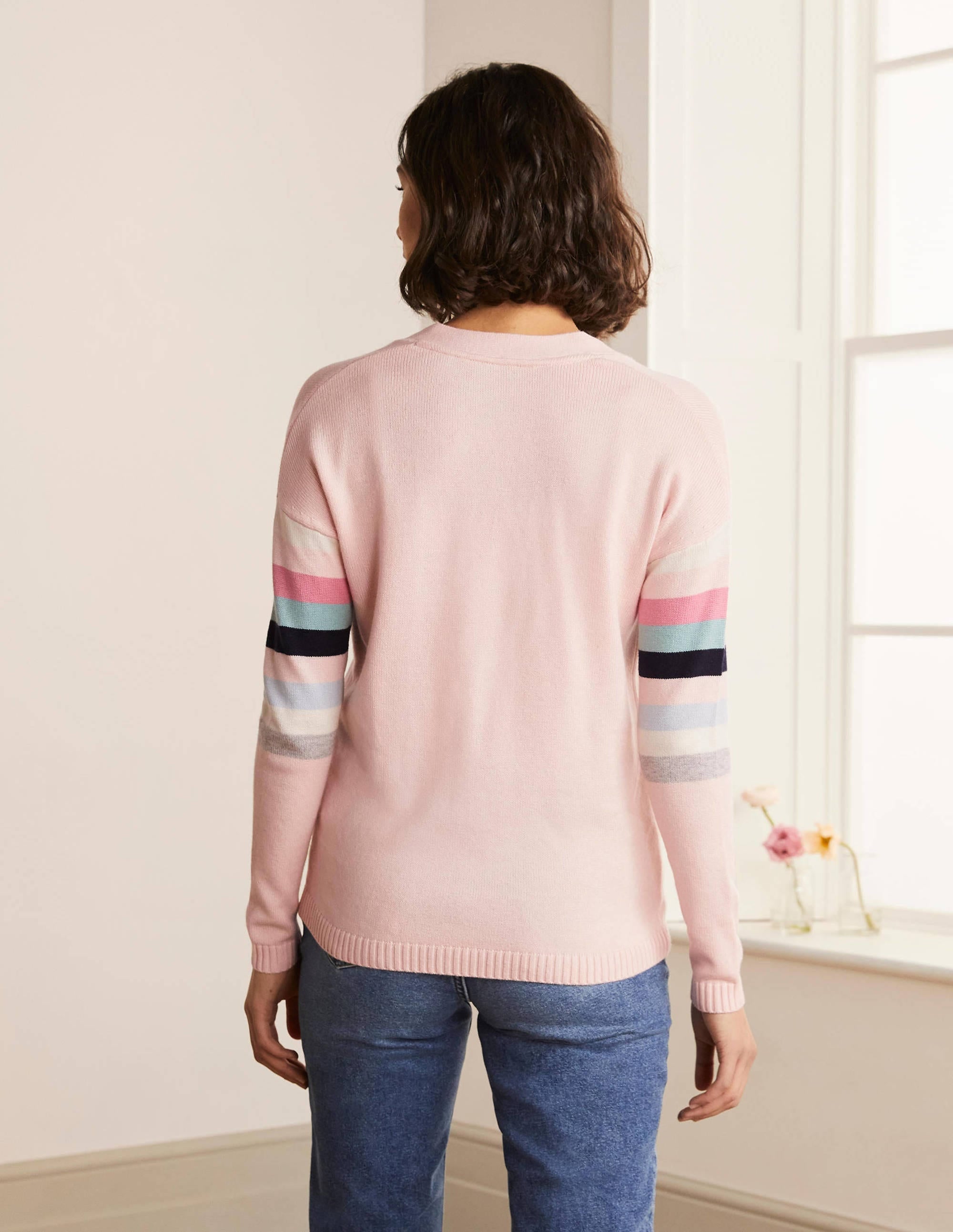 Lennox Relaxed Cardigan-Milkshake - Image 3