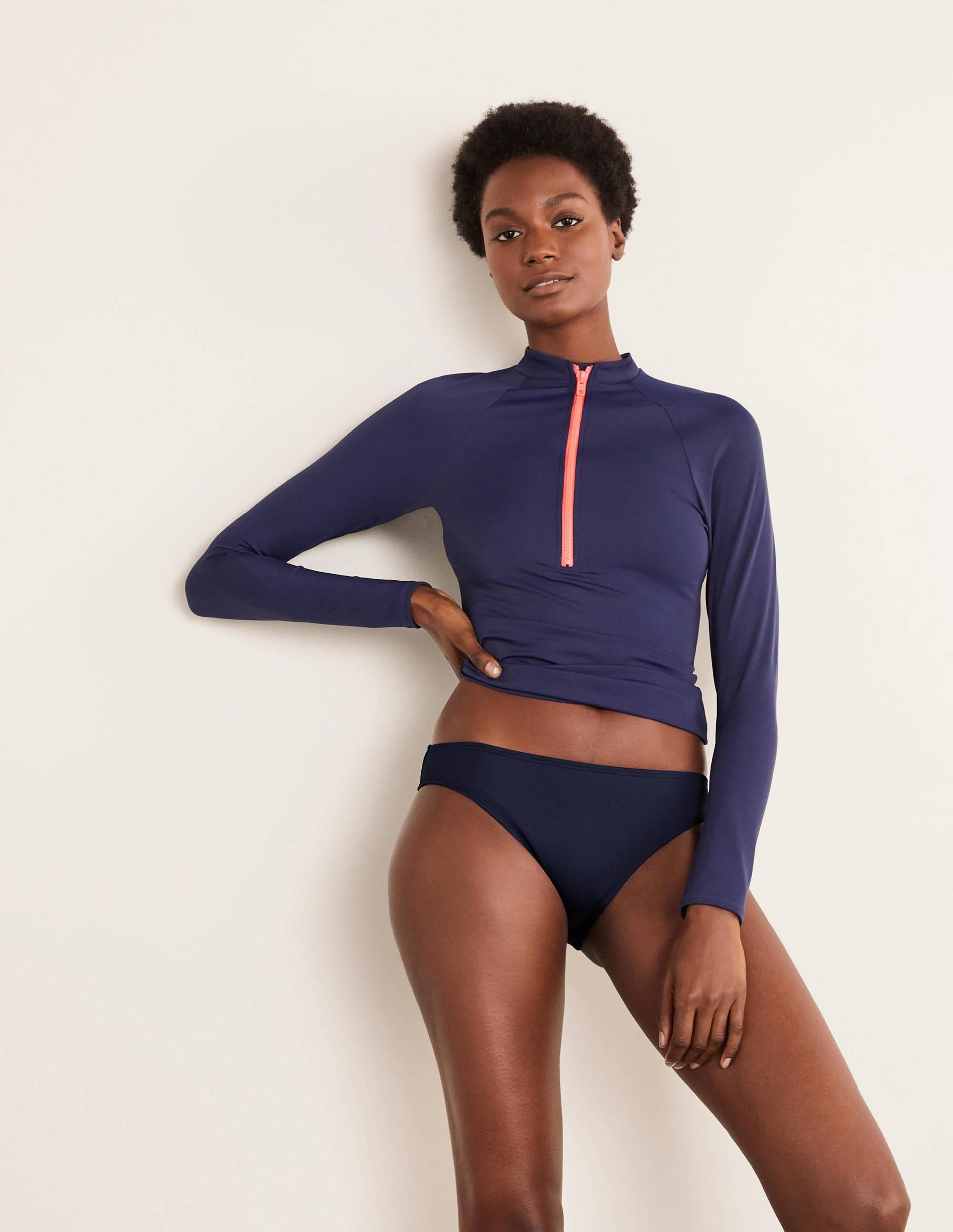 Amalfi Bikini Bottoms-French Navy - Image 1