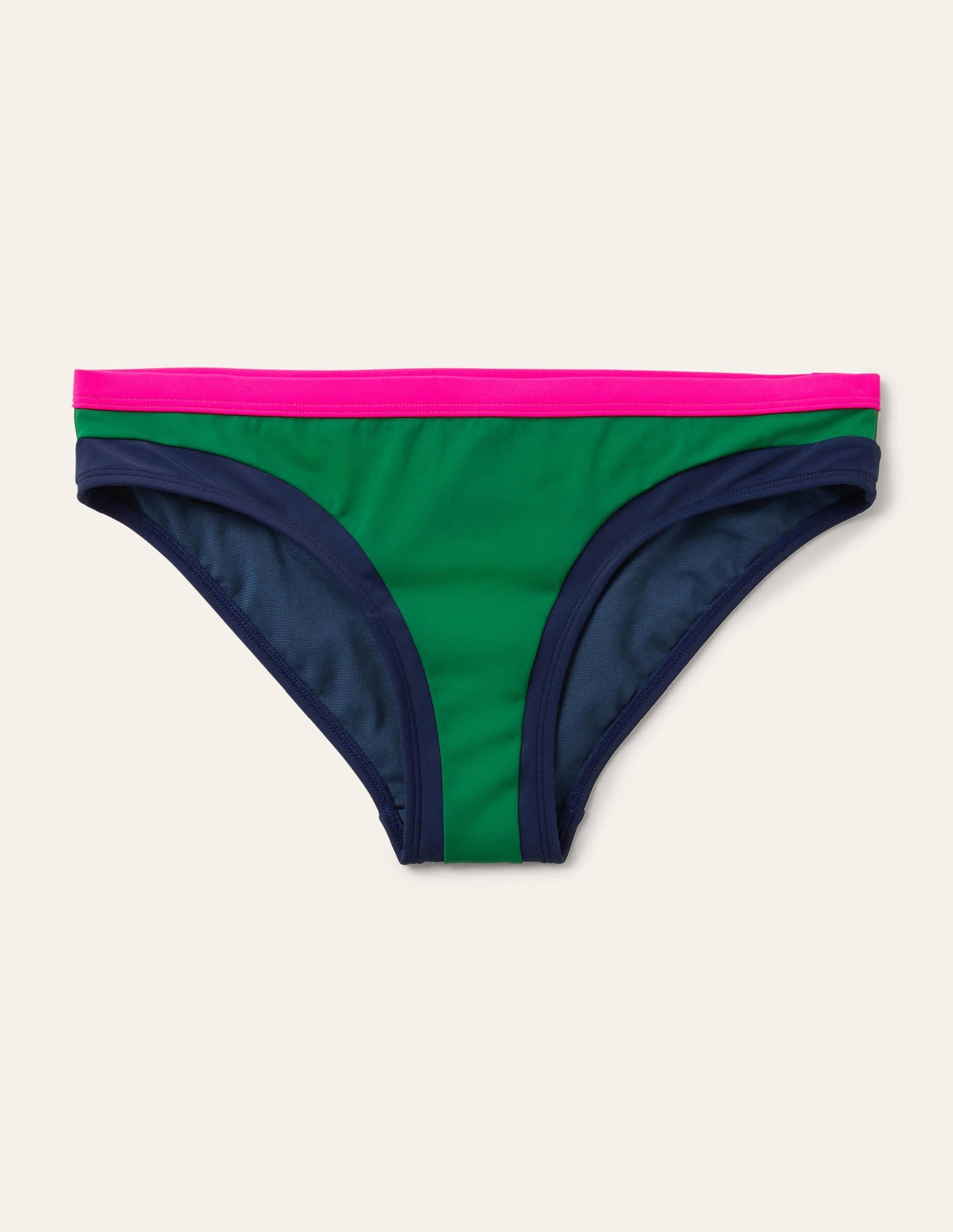 Santorini Bikini Bottoms-Verde Colourblock-6
