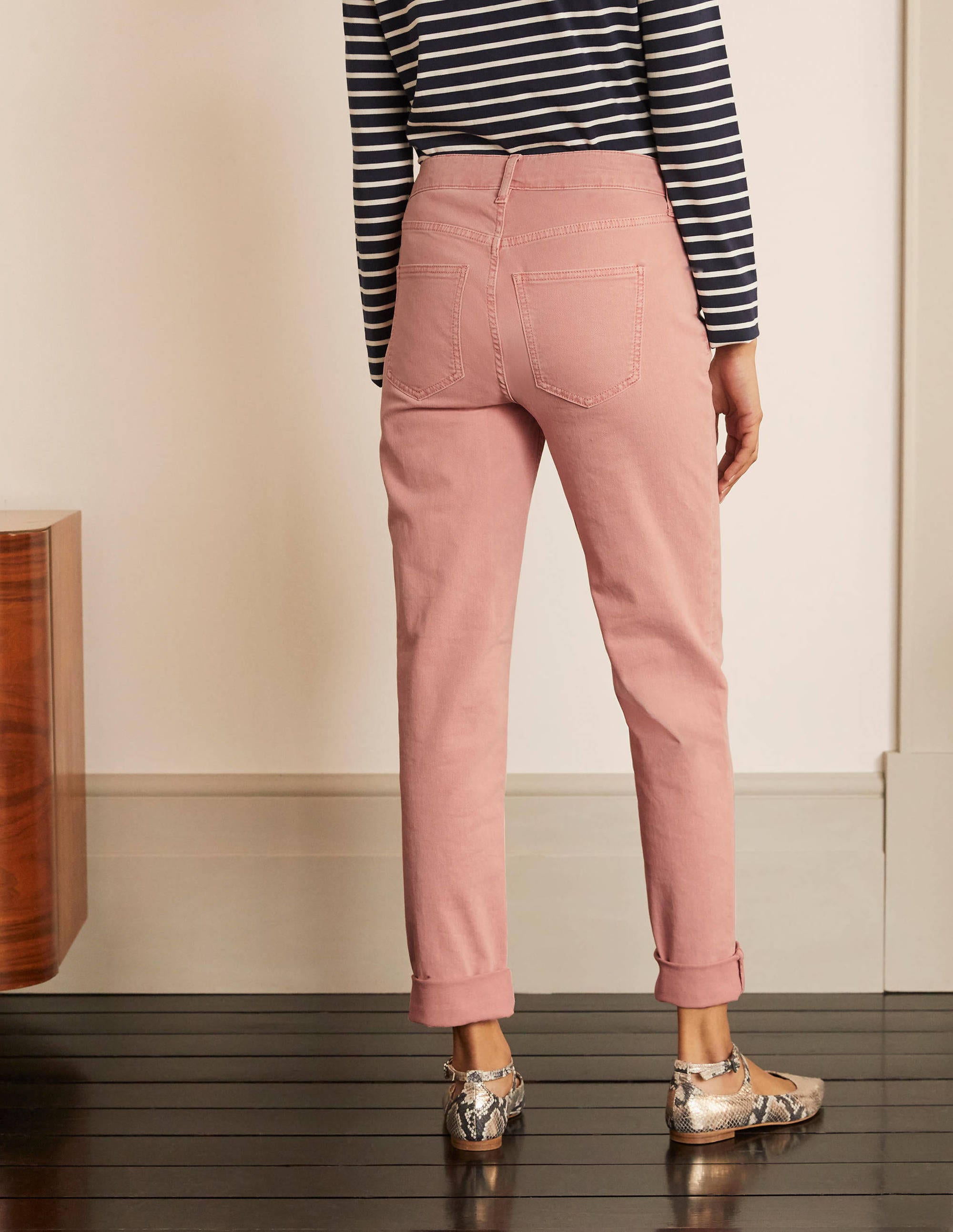Girlfriend Jeans-Pale Pink Wash - Image 2