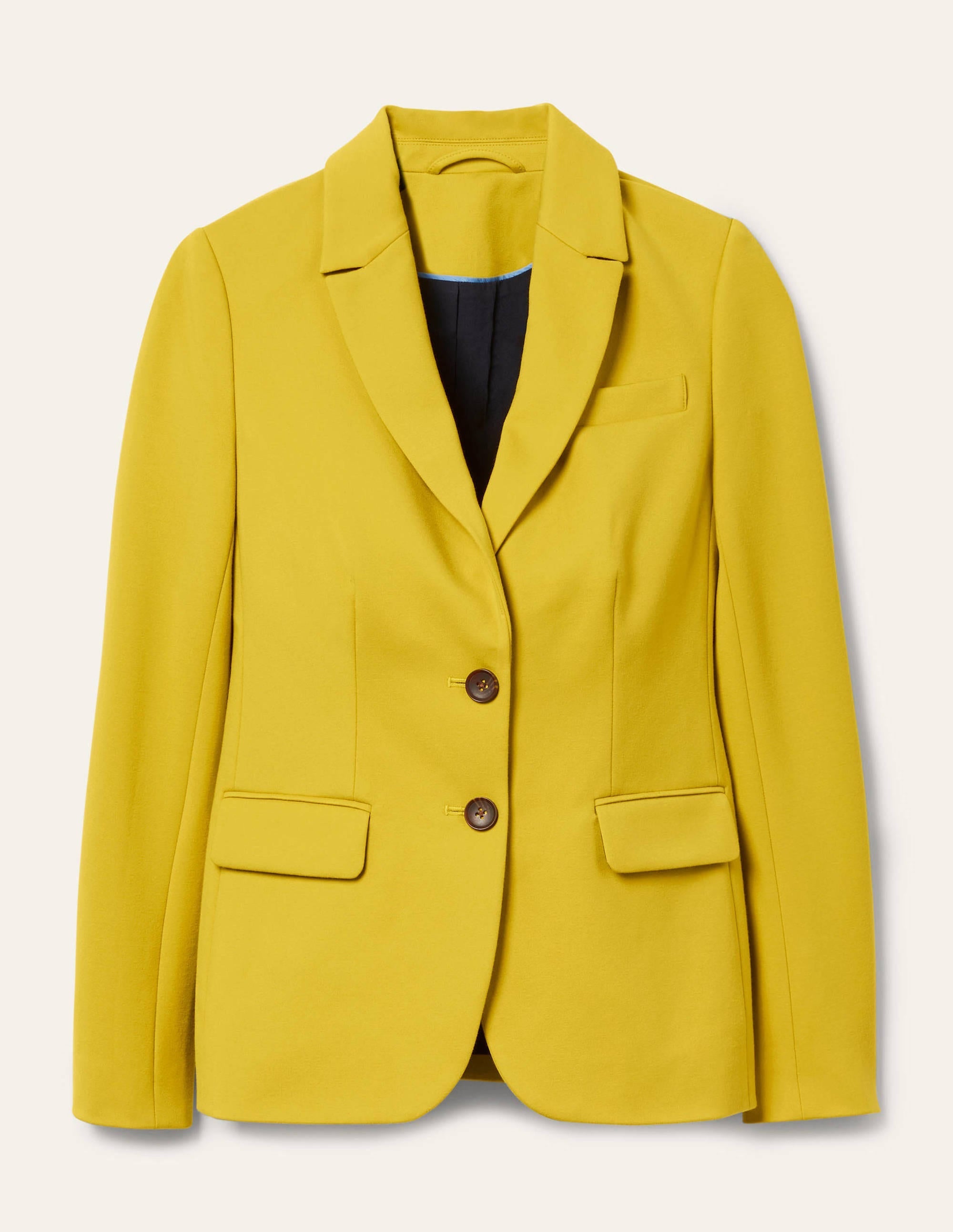 Stretch Jersey Blazer-Chartreuse - Image 5