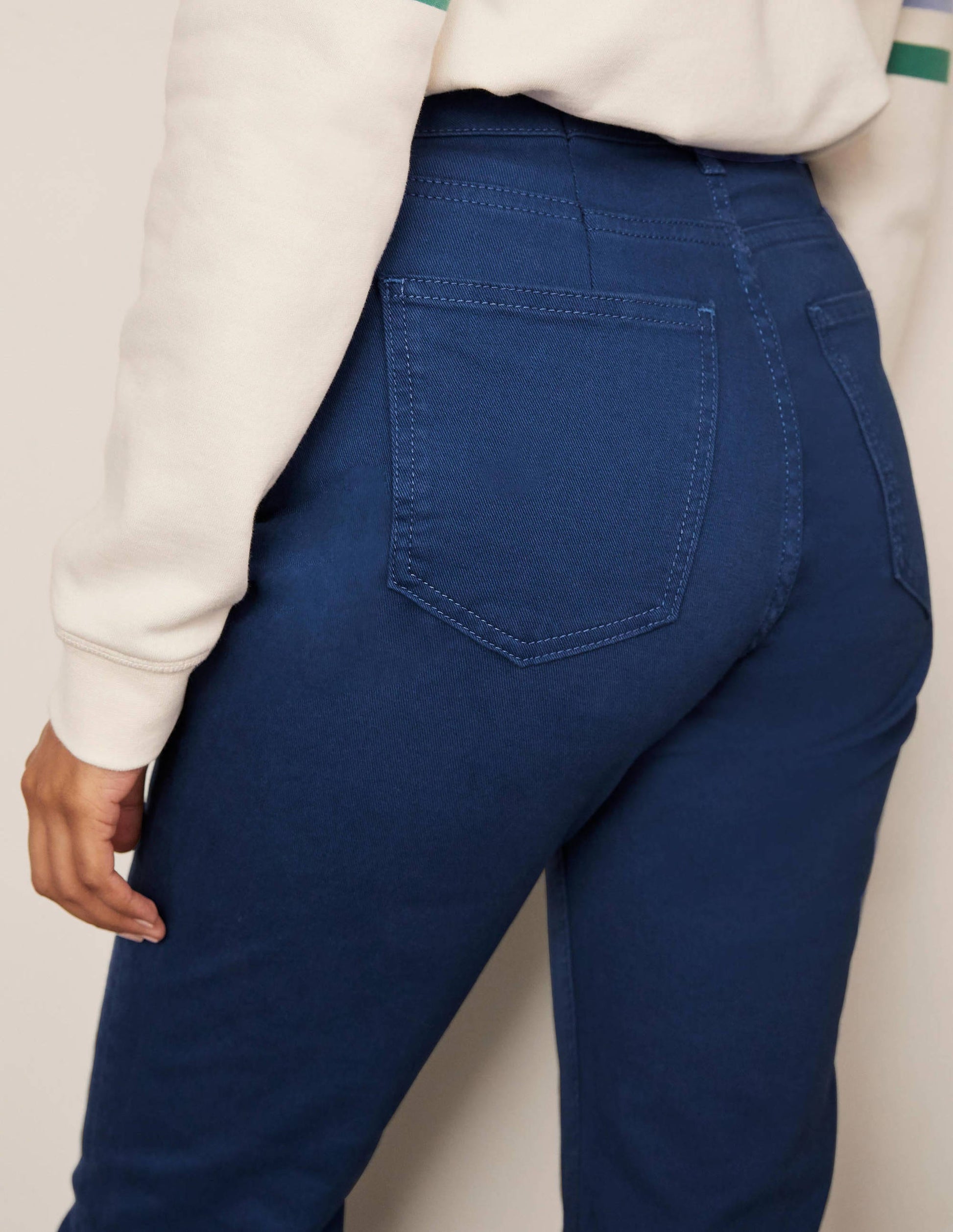 Slim Straight Ankle Skimmers-Blue Depths-3