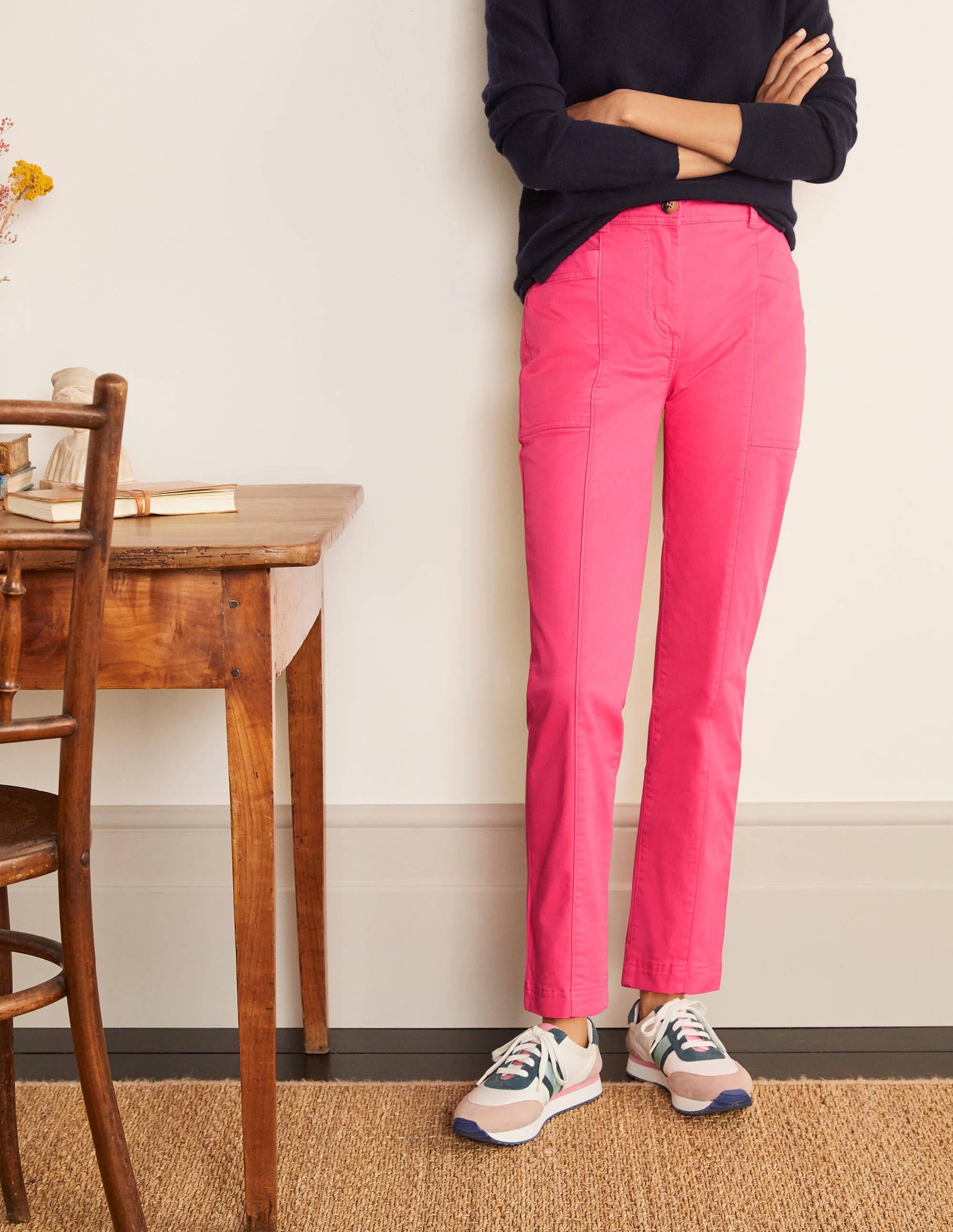 Abingdon Trousers-Pink Sunset - Image 2