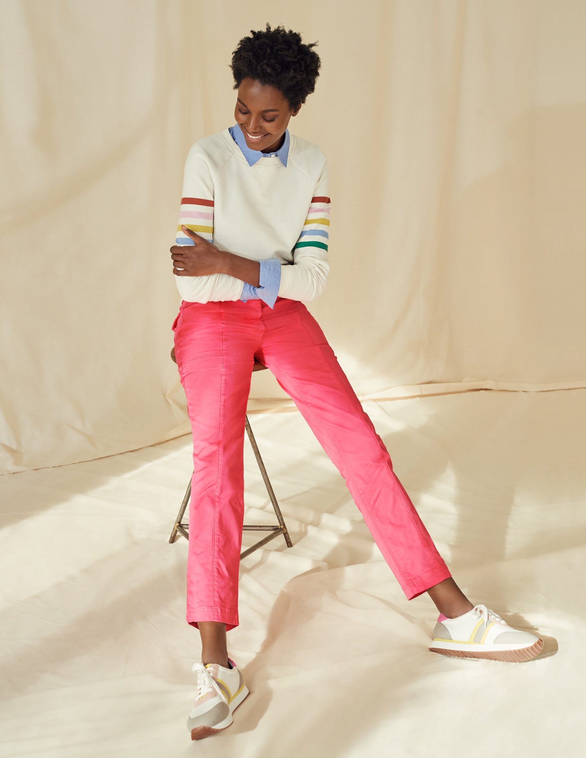 Abingdon Trousers-Pink Sunset-5
