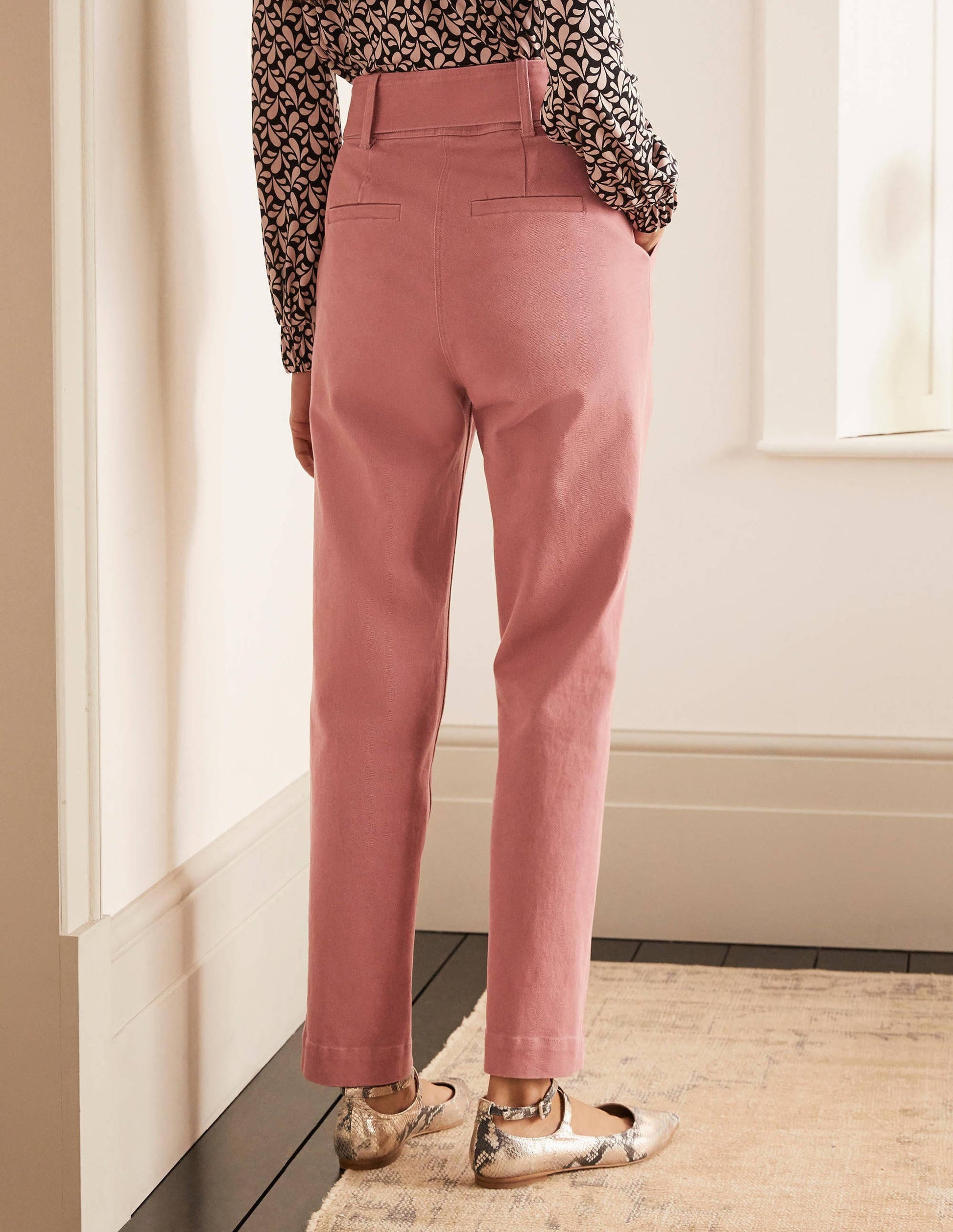 Bude Trousers-Dusty Red-2