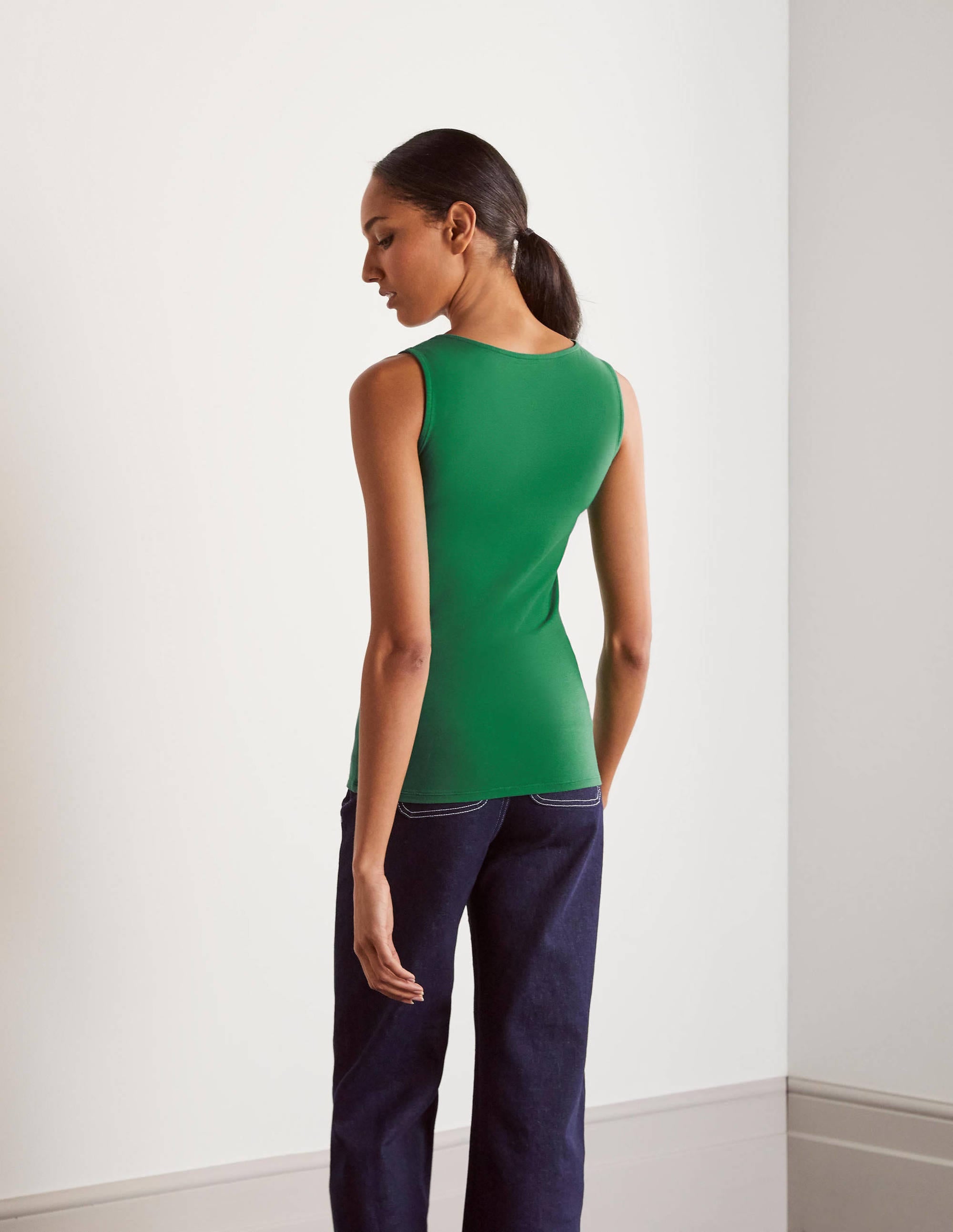 Double Layer Front Vest-Green - Image 2