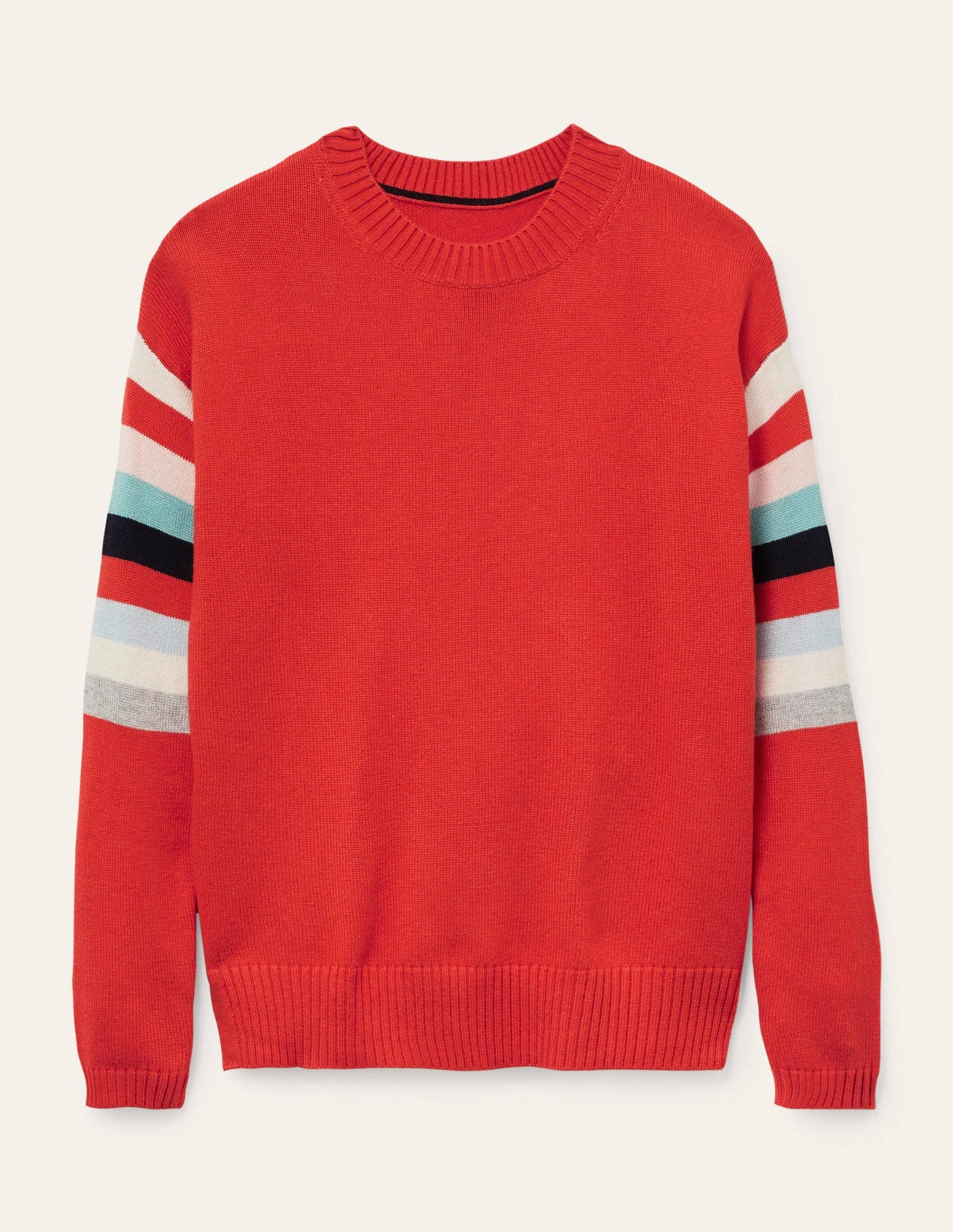 Lennox Relaxed Jumper-Cherry Red-5