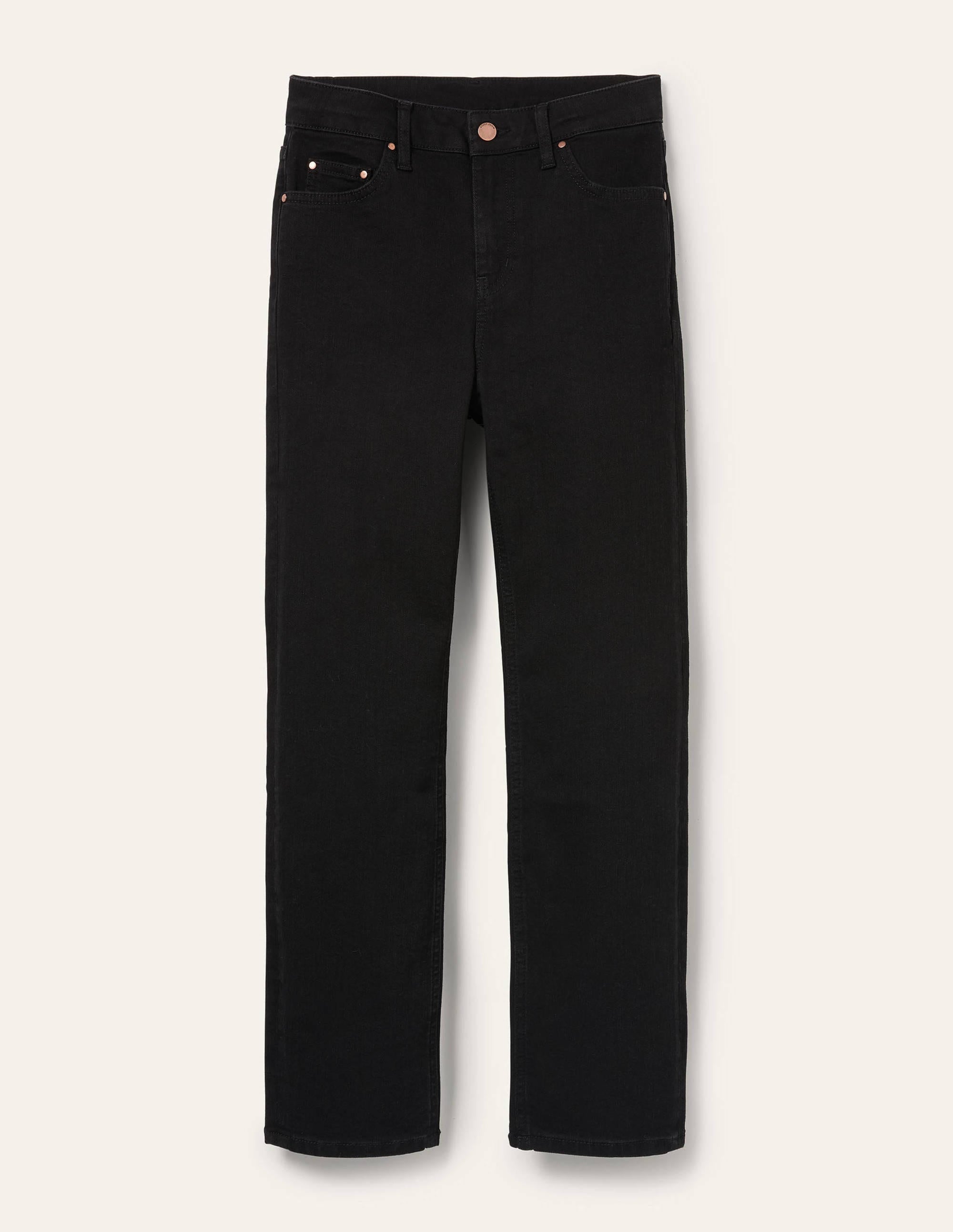 Slim Straight Ankle Skimmers-Black - Image 5