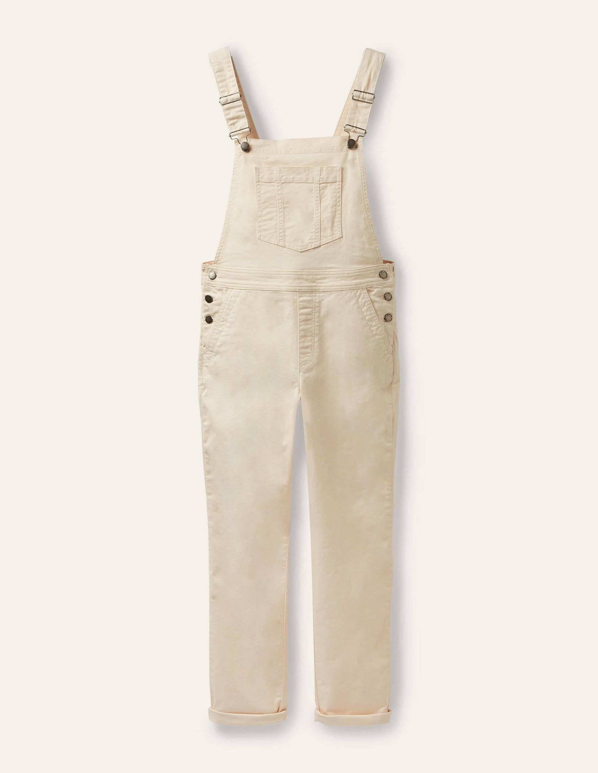 Girlfriend Dungarees-Ecru-5