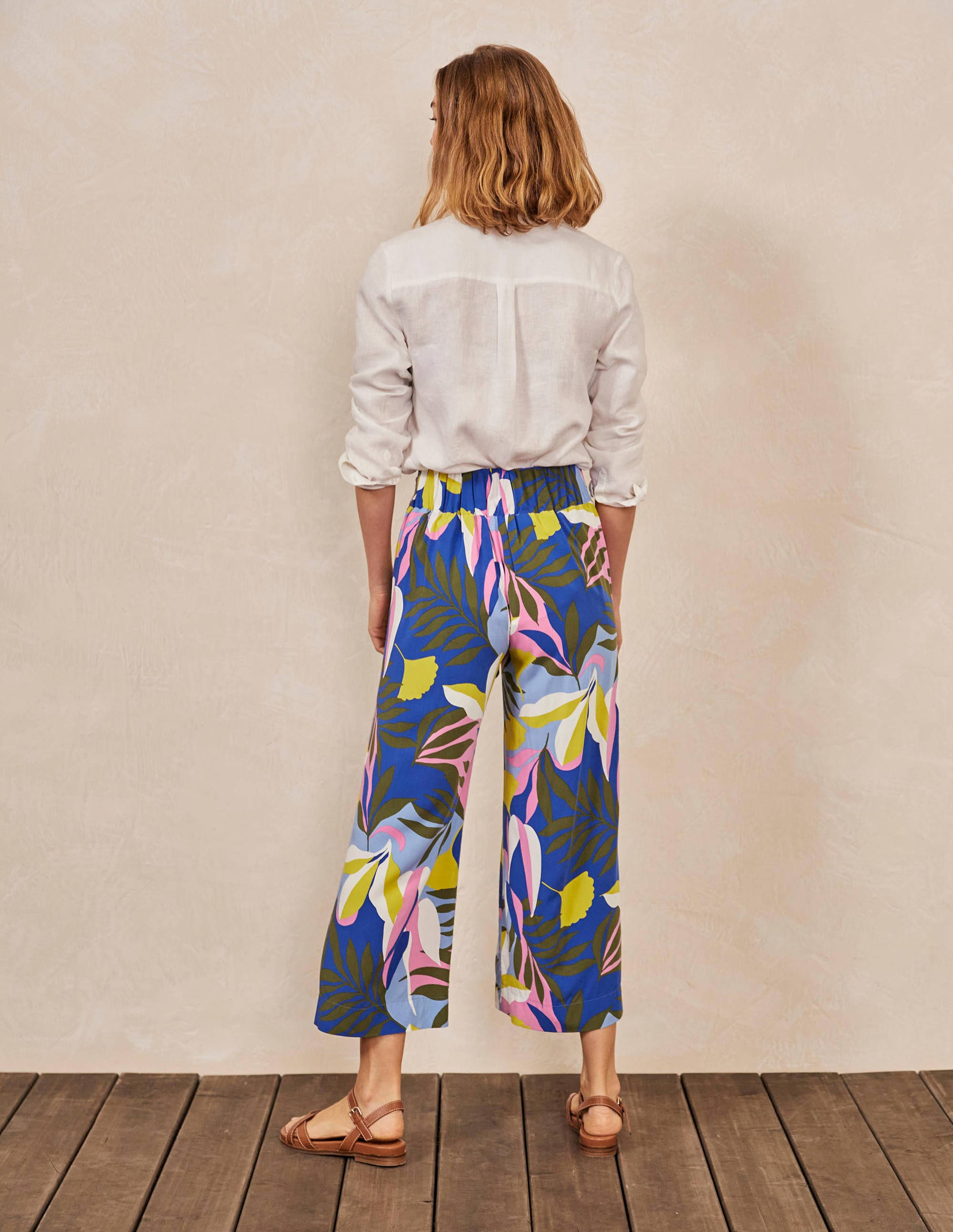 Caithness Trousers-Plum Blossom, Tropical Flora - Image 3