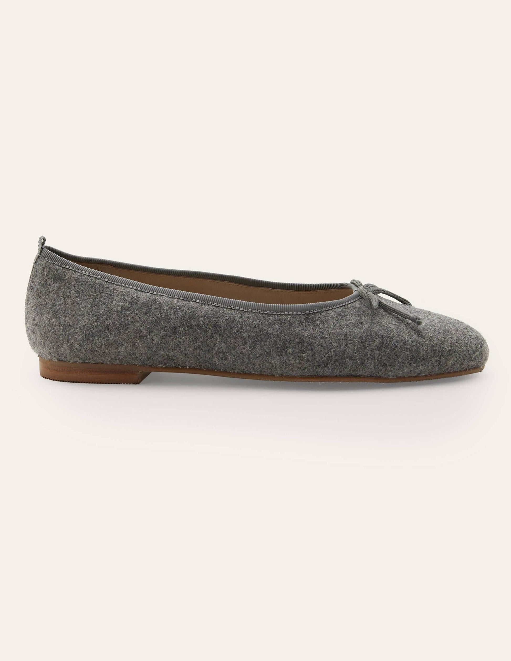 High Cut Ballerinas-Grey Marl-2