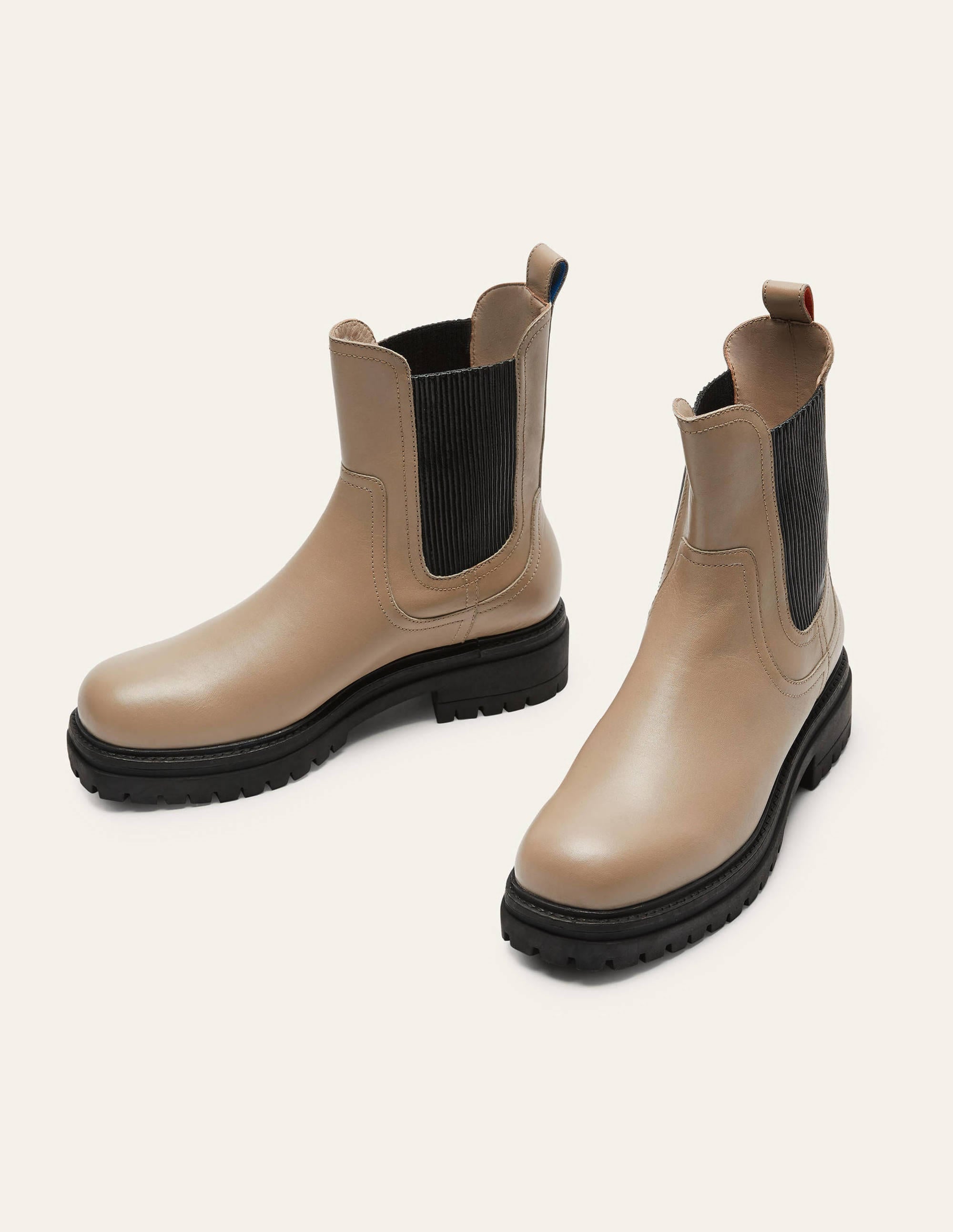 Chunky Chelsea Boots-Irish Cream - Image 3