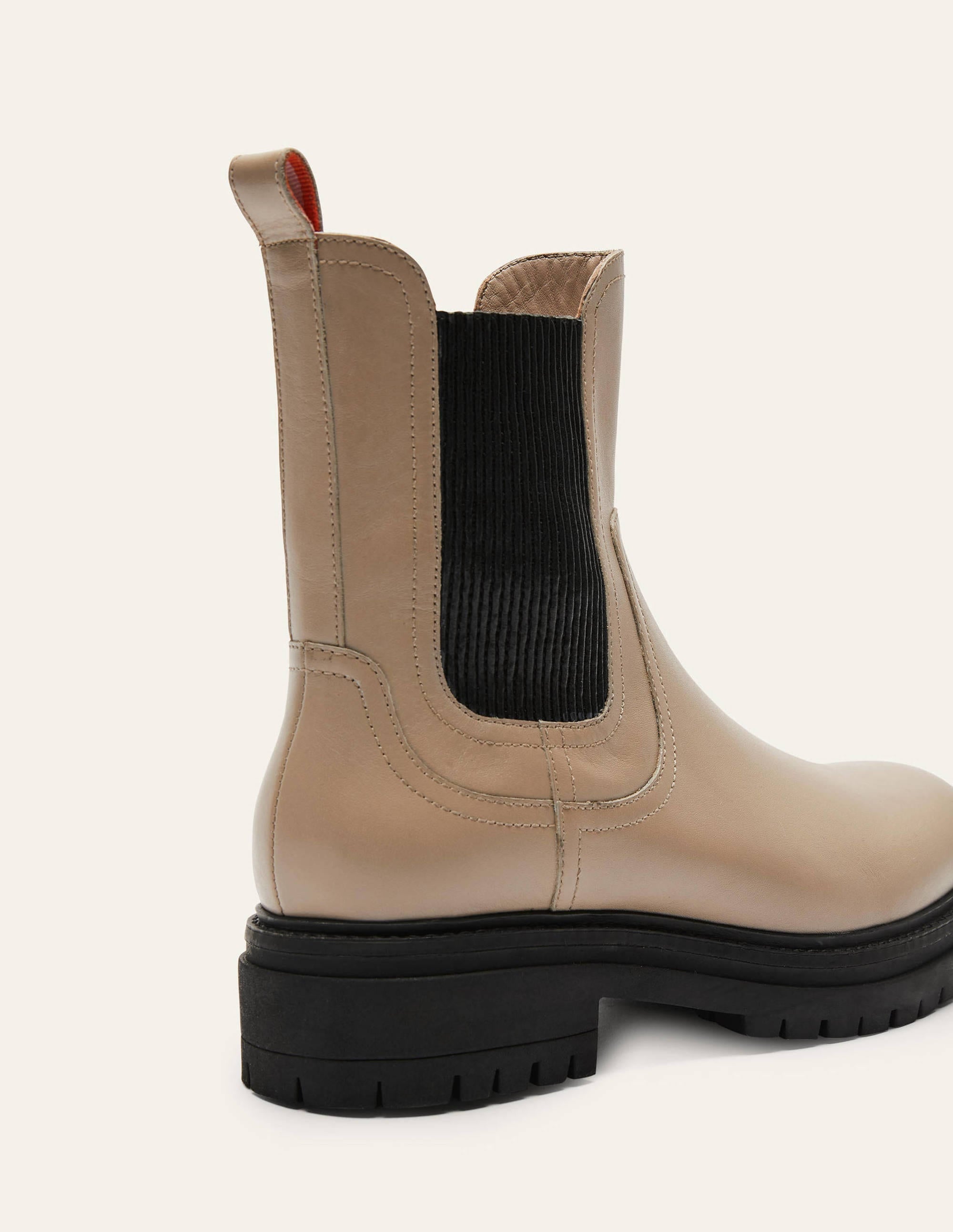 Chunky Chelsea Boots-Irish Cream - Image 4
