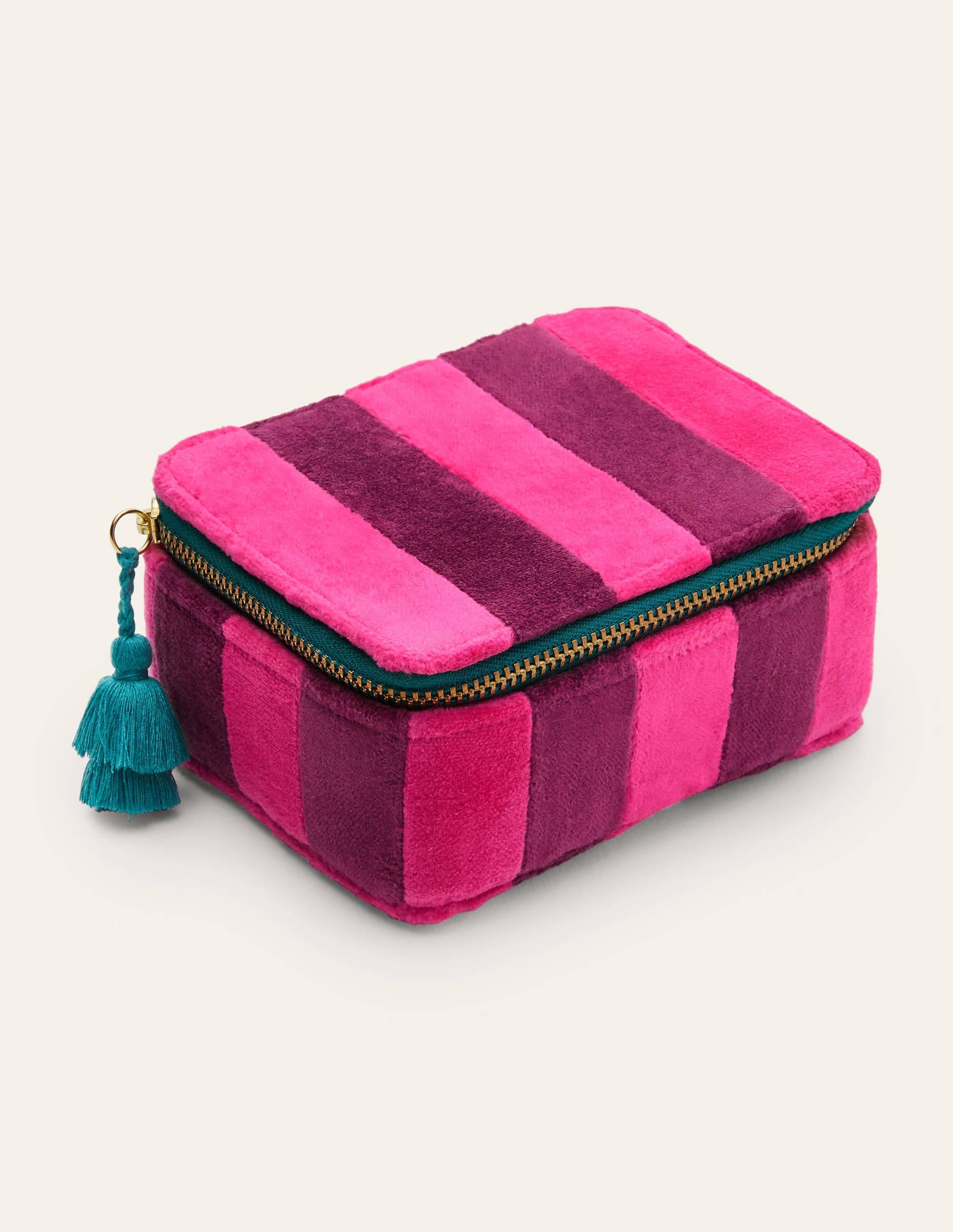 Velvet Trinket Box-Festival Pink/Wine - Image 2