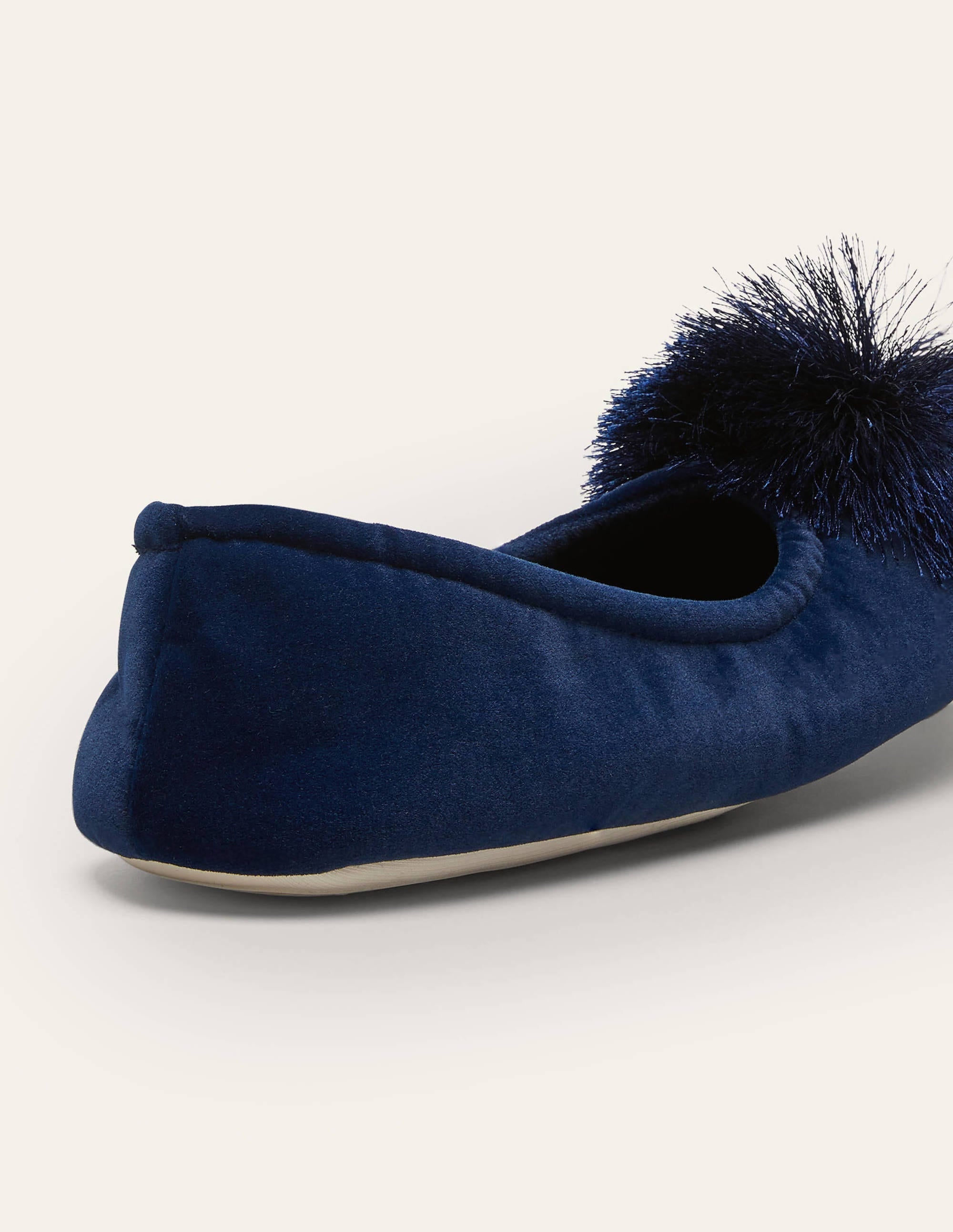 Pompom Slipper-Navy - Image 4