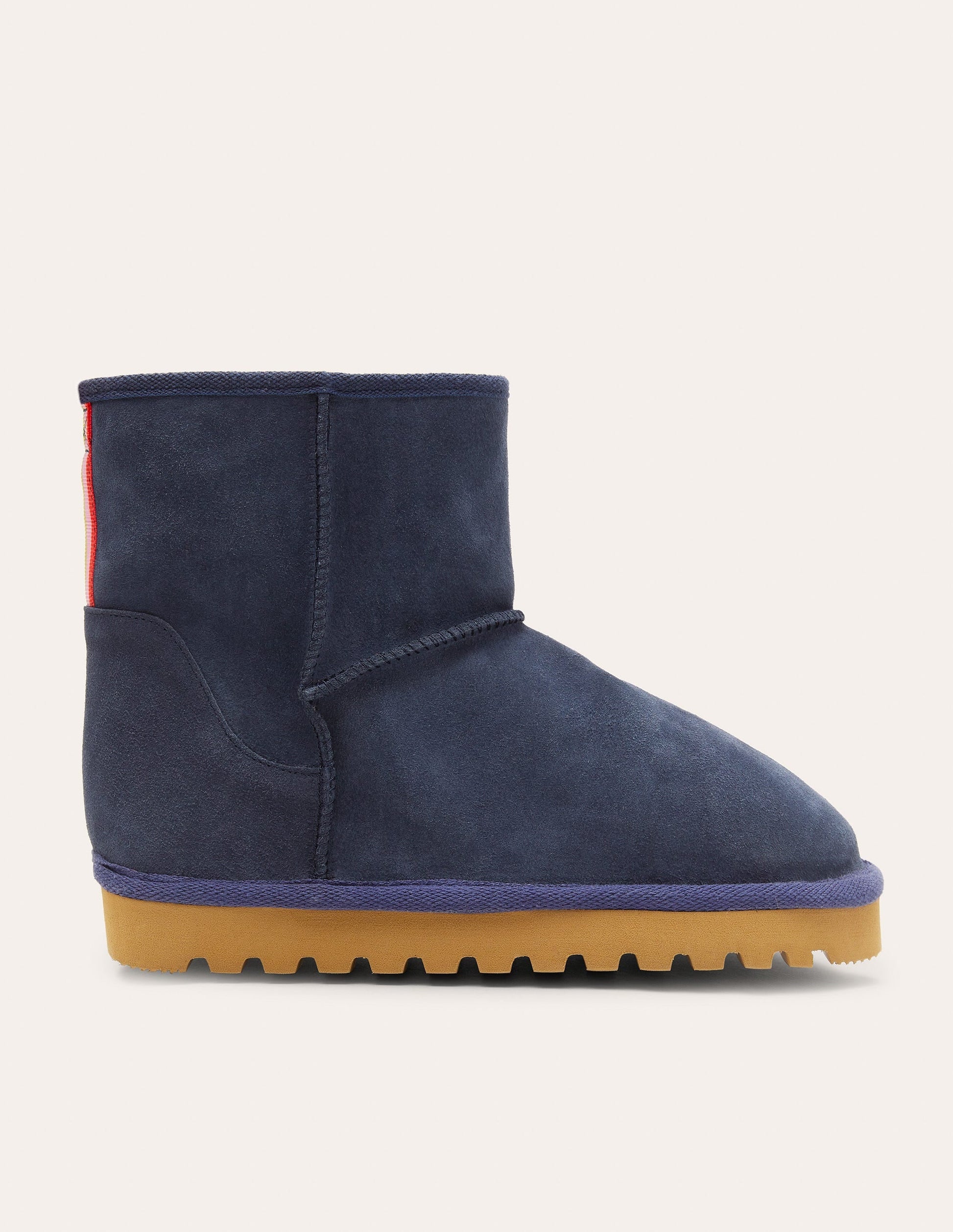 Borg Lined Boots-Navy-2
